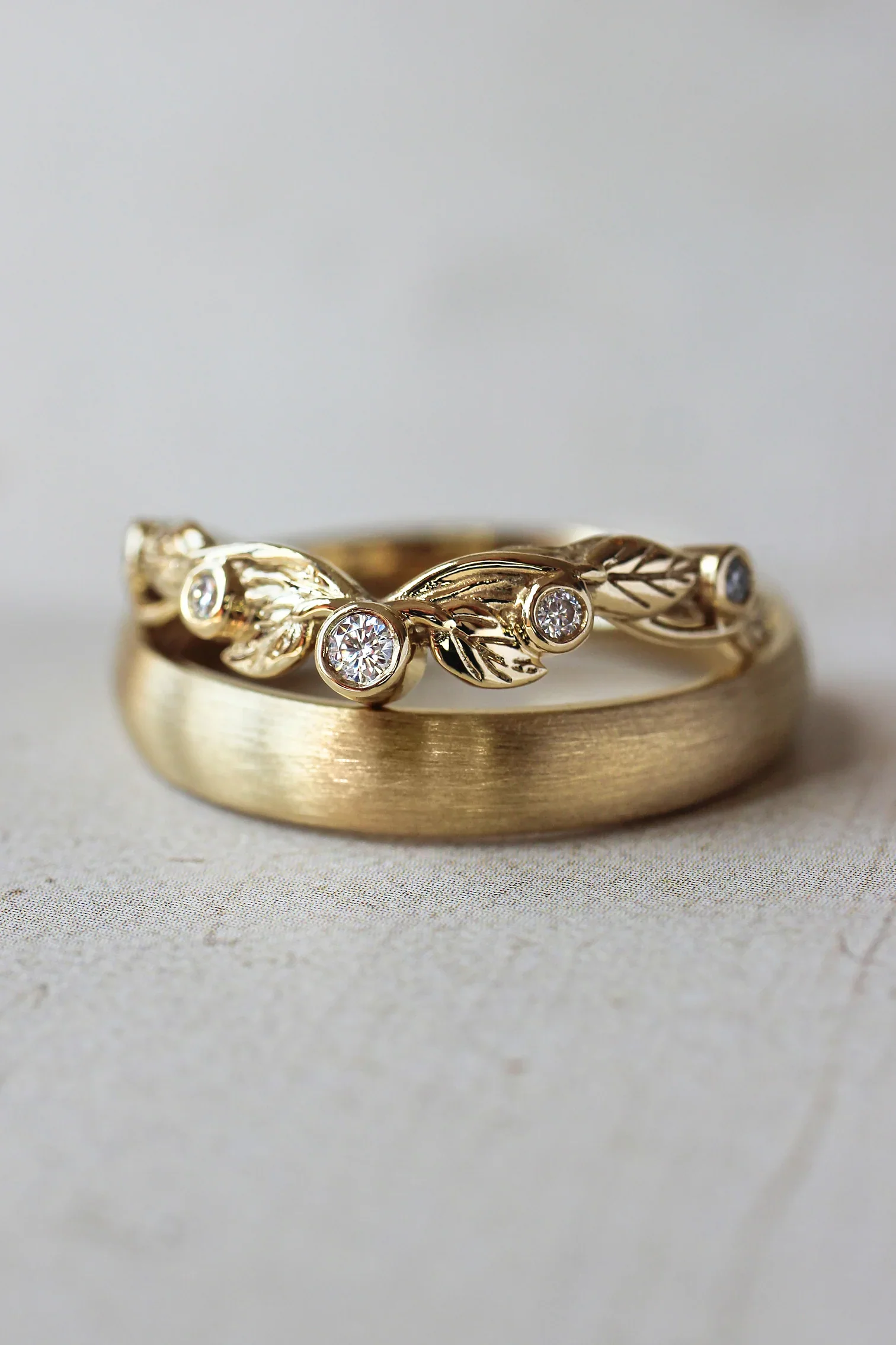 Leaf & Luster Zircon Ring - Image 3