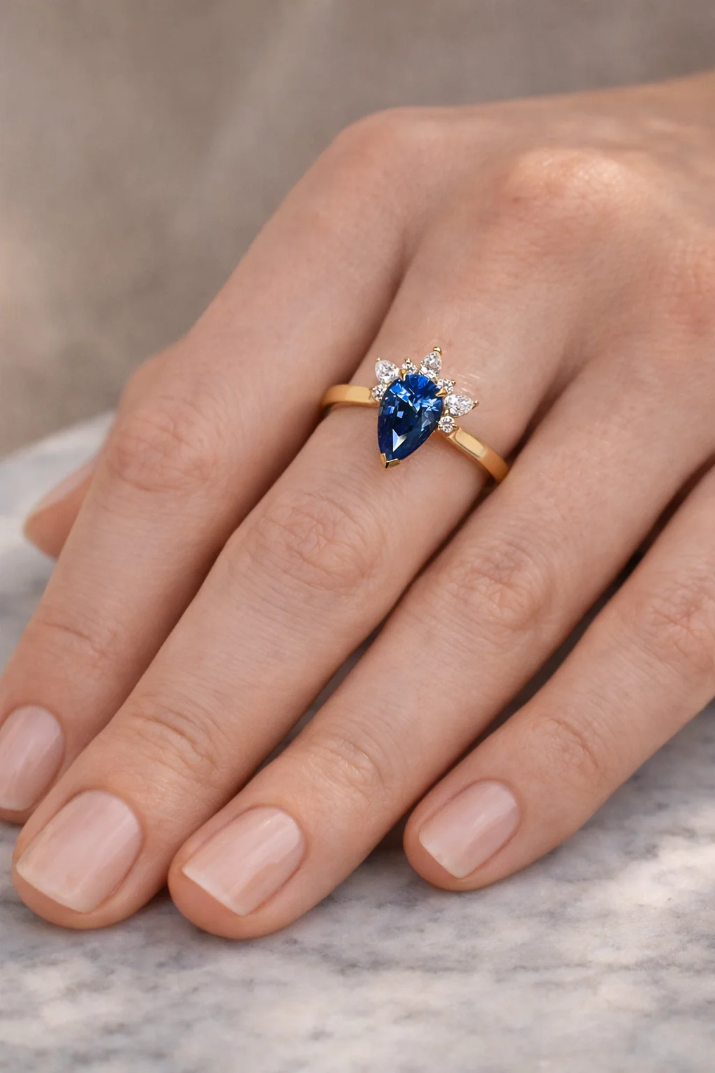 Legendary Lovers Sapphire Promise Ring - Image 2