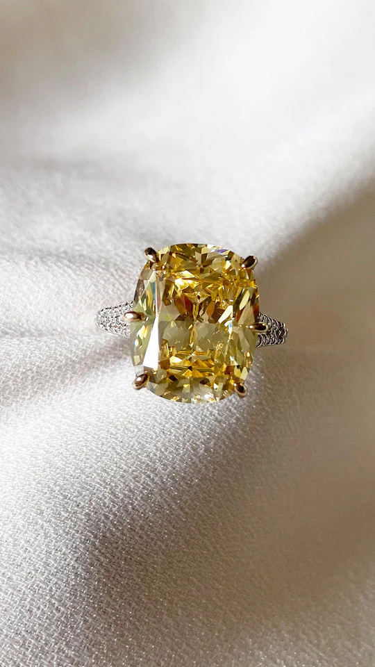 Lemonade Yellow Zircon Ring - Image 3