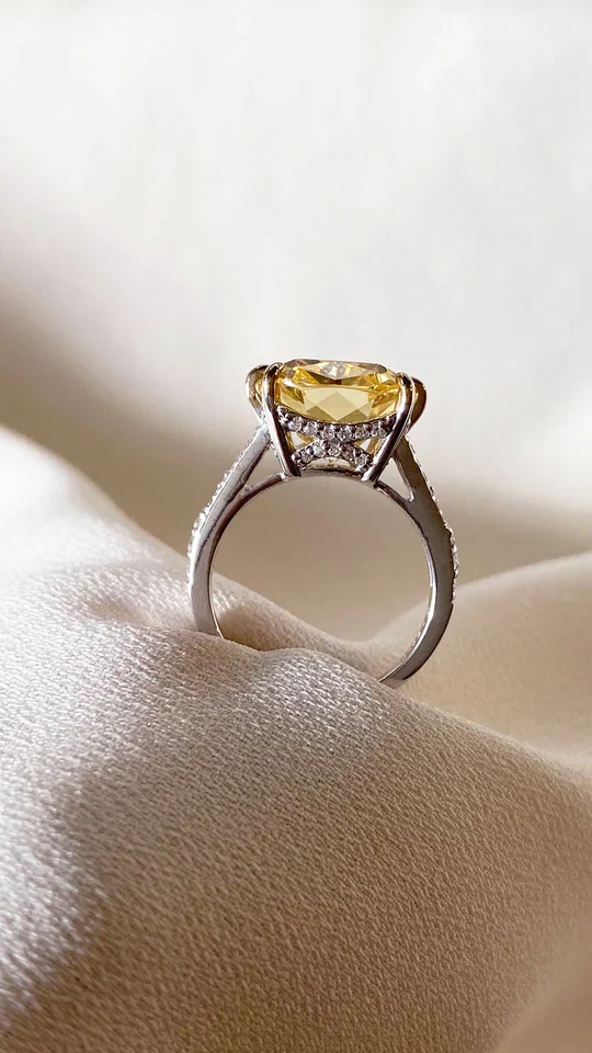 Lemonade Yellow Zircon Ring - Image 5