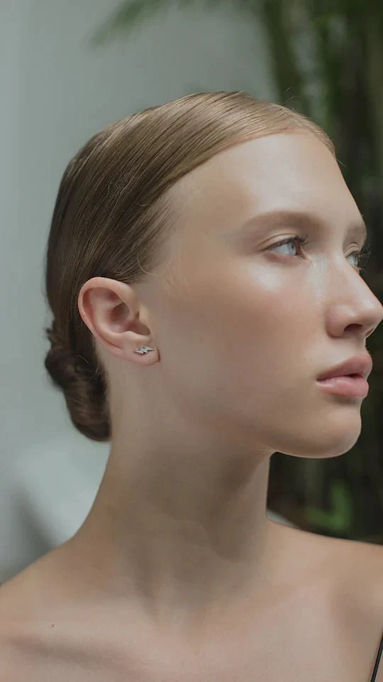 Lightning Stud Earrings - Image 3