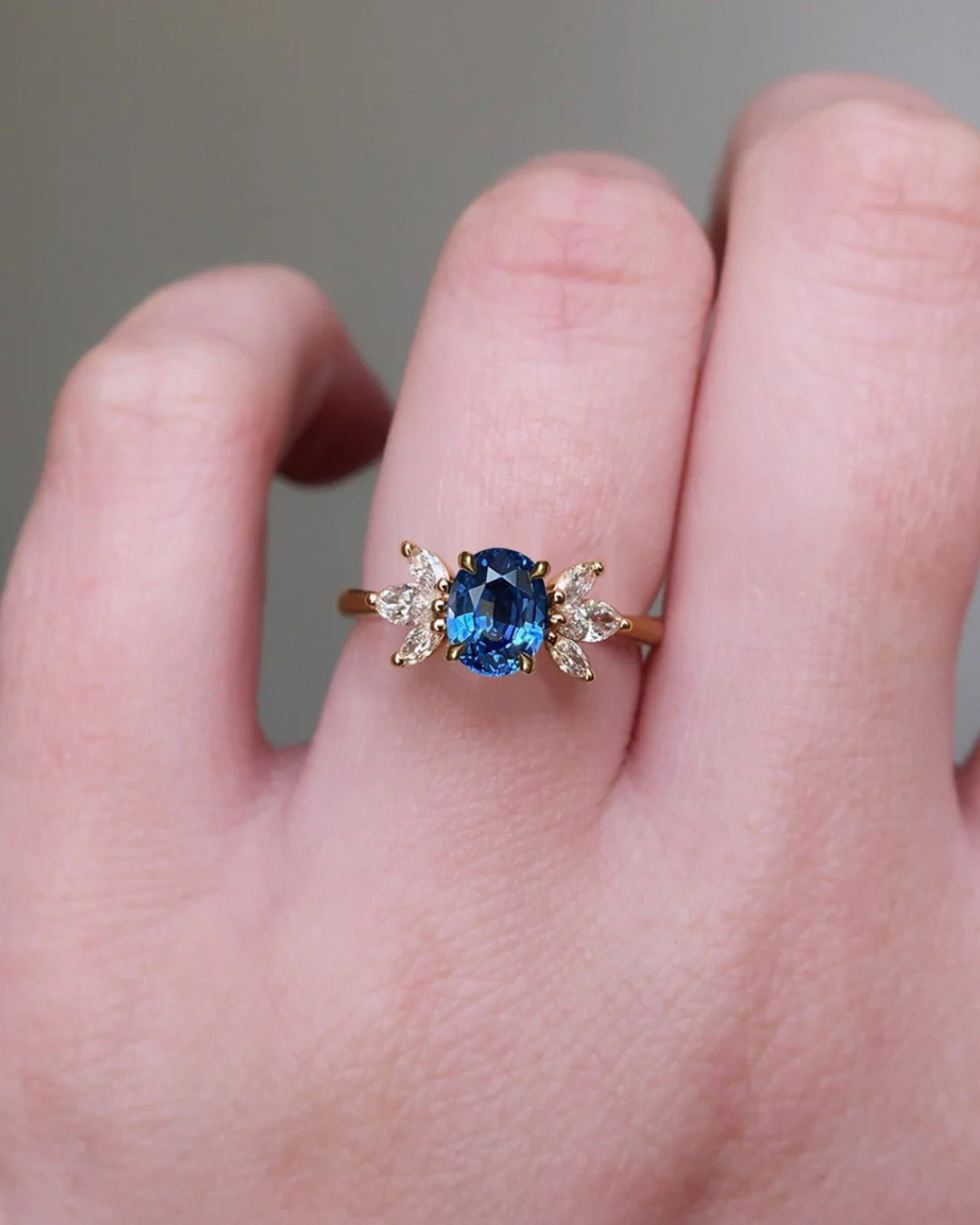 Little Angel Blue Sapphire Ring