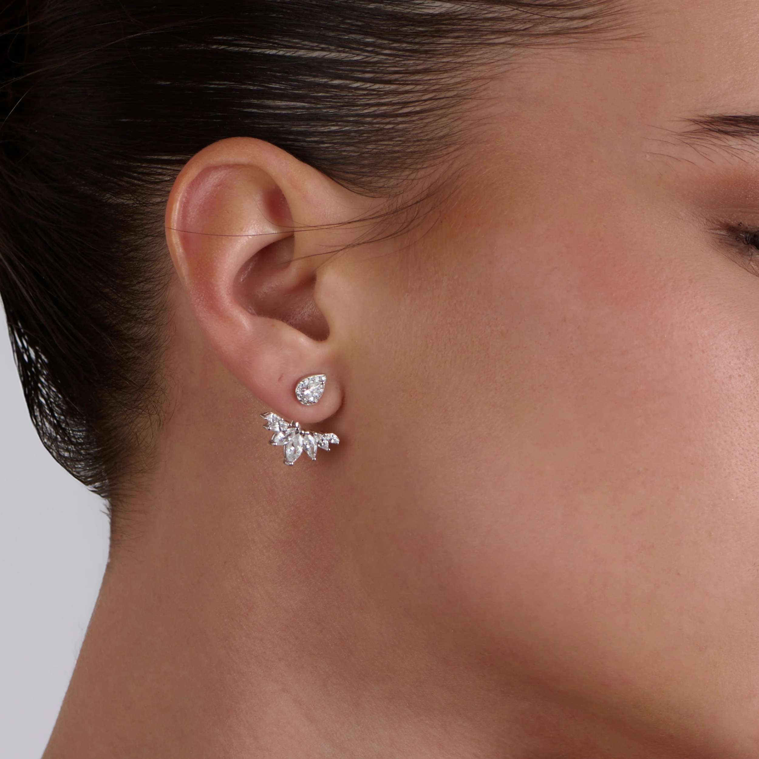 Lotus Silver Ear Jacket - Image 2