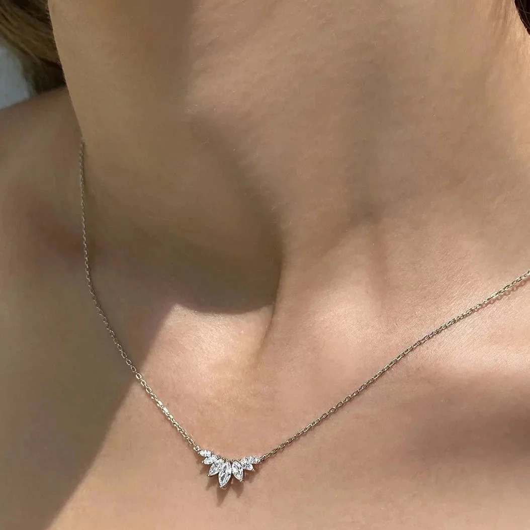Lotus Necklace And Earrings Set - Image 4