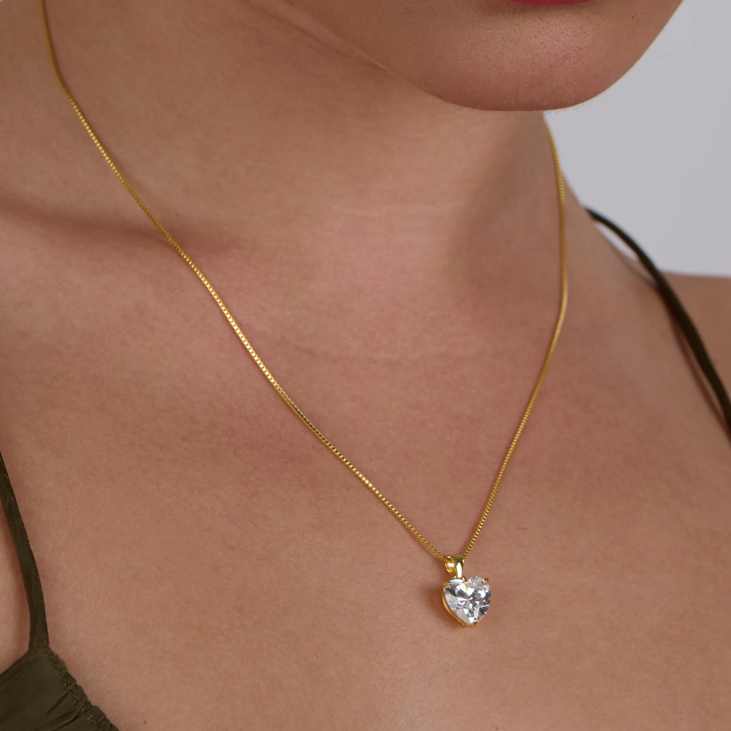 Love Gold Plated Zircon Necklace - Image 2
