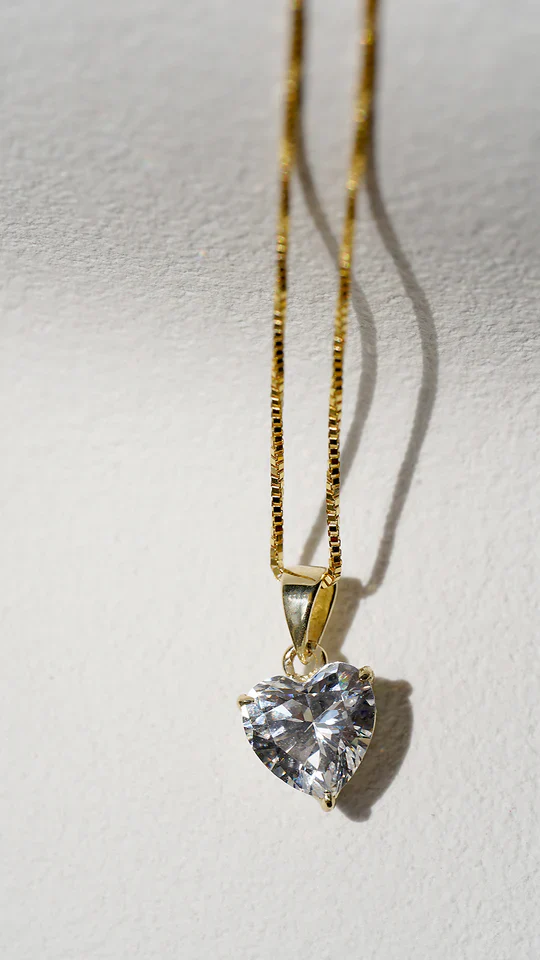 Love Gold Plated Zircon Necklace - Image 4