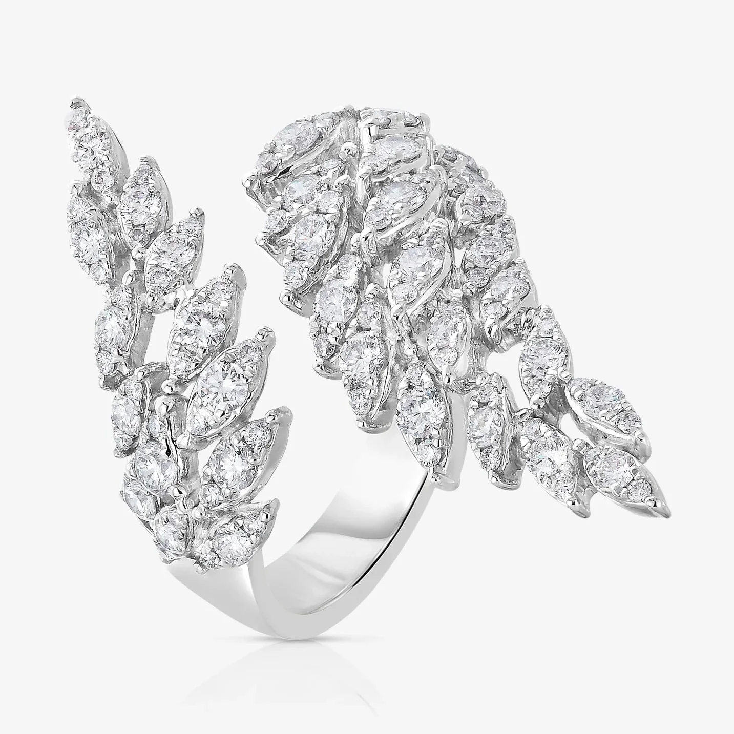 Angel Blooming Wrap Zircon Ring - Image 6