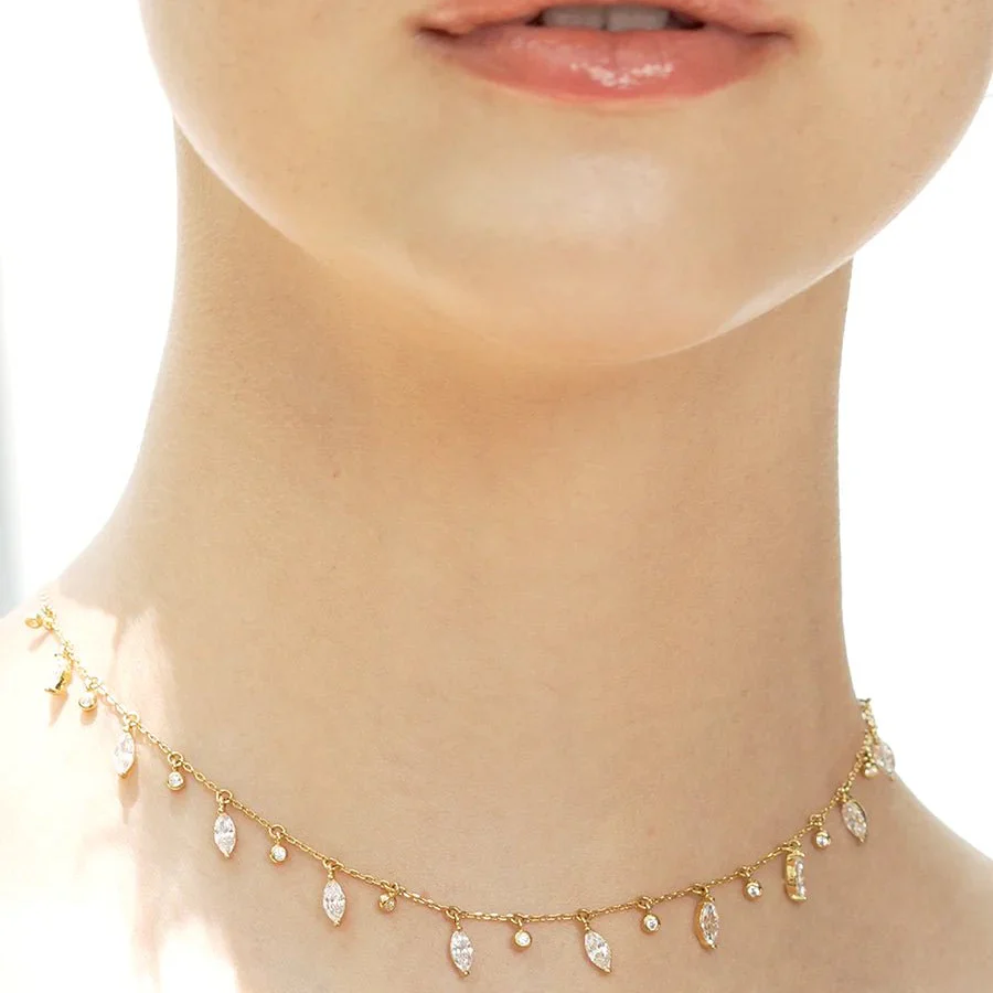 Siren Cut Necklace & Earring Set - Image 3