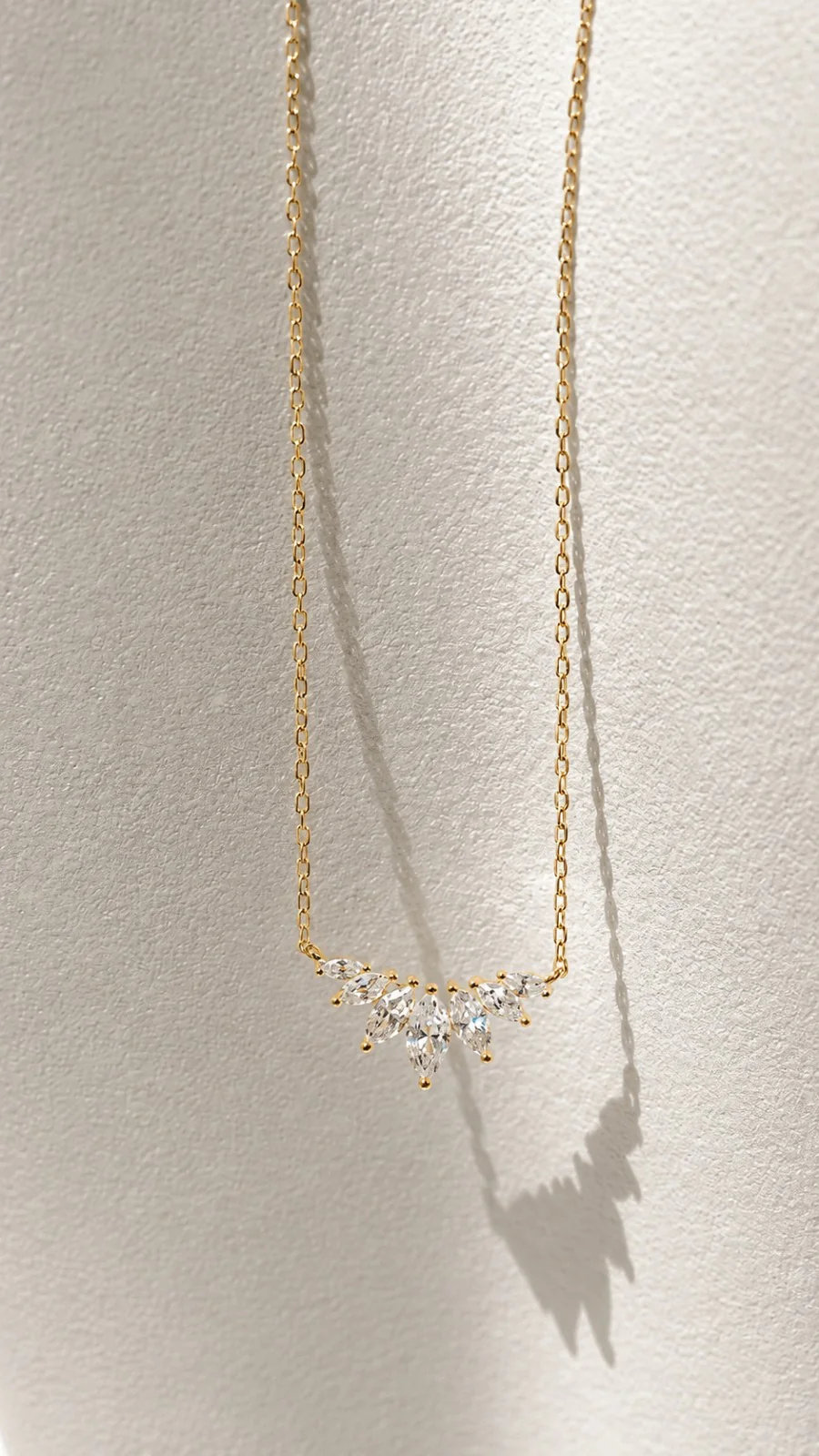 Marquise Silver Necklace - Image 6