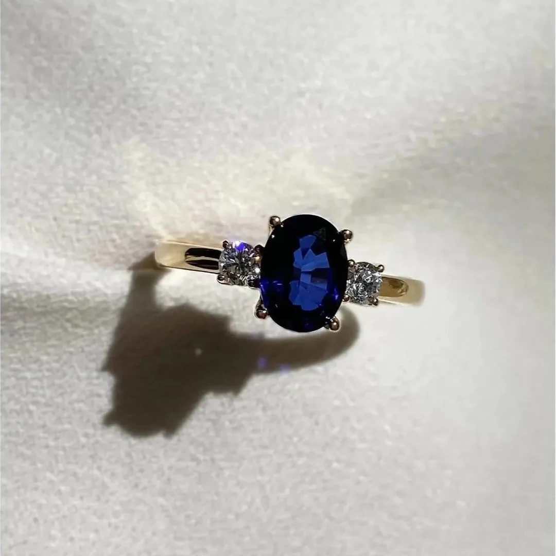 Marry Me Sapphire Promise Ring - Image 5