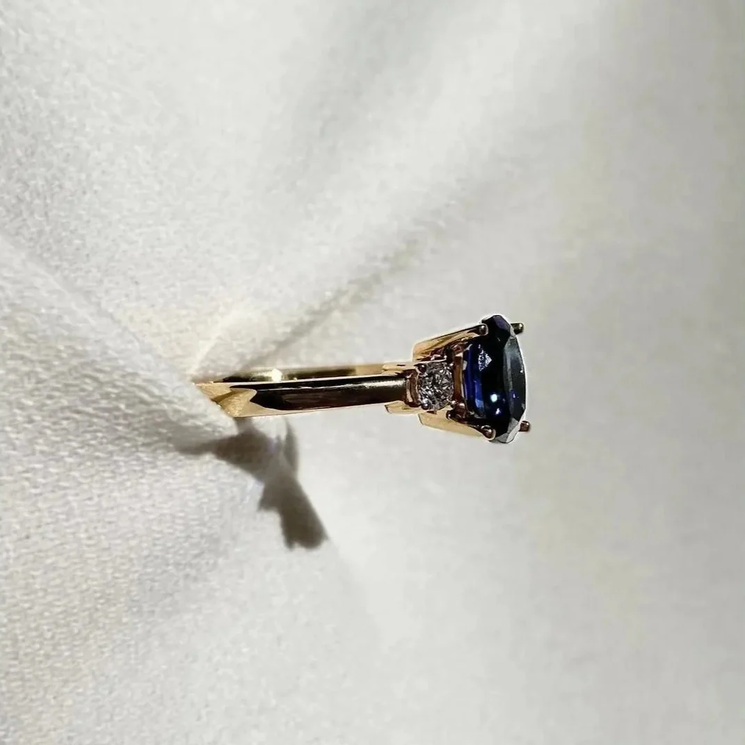 Marry Me Sapphire Promise Ring - Image 6