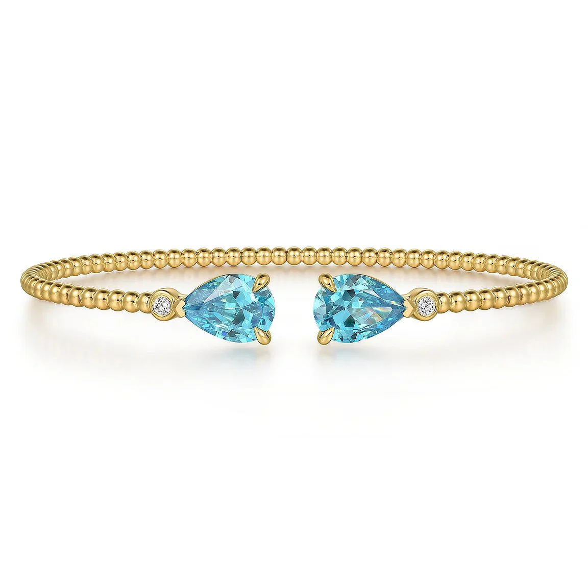Mermaid Aquamarine Bangle - Image 3
