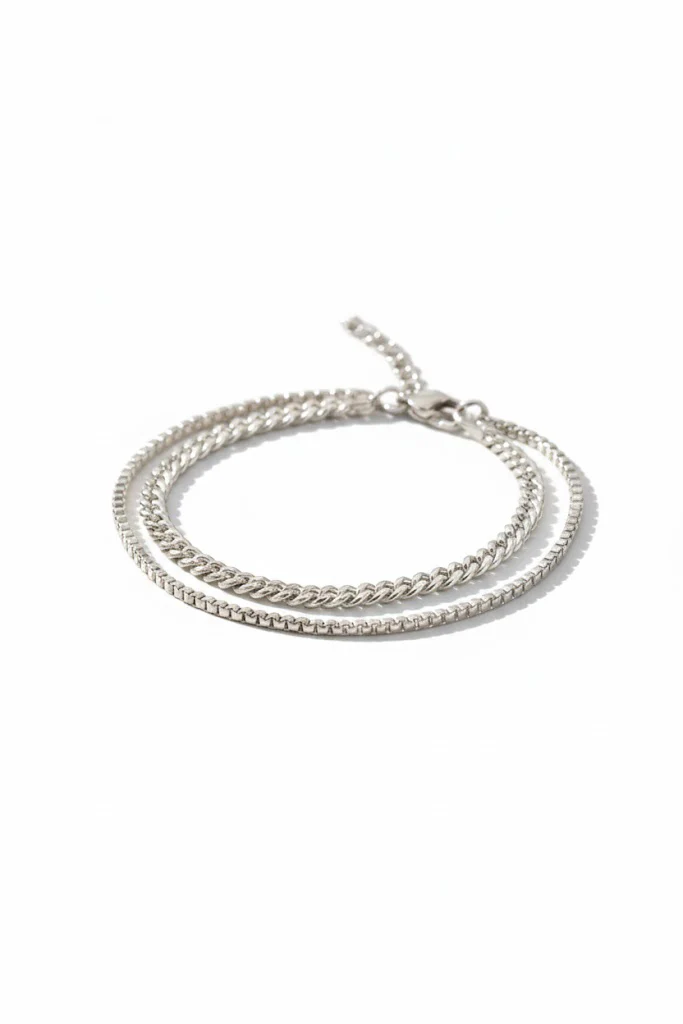 Mixed Link Men’s Bracelet - Image 3