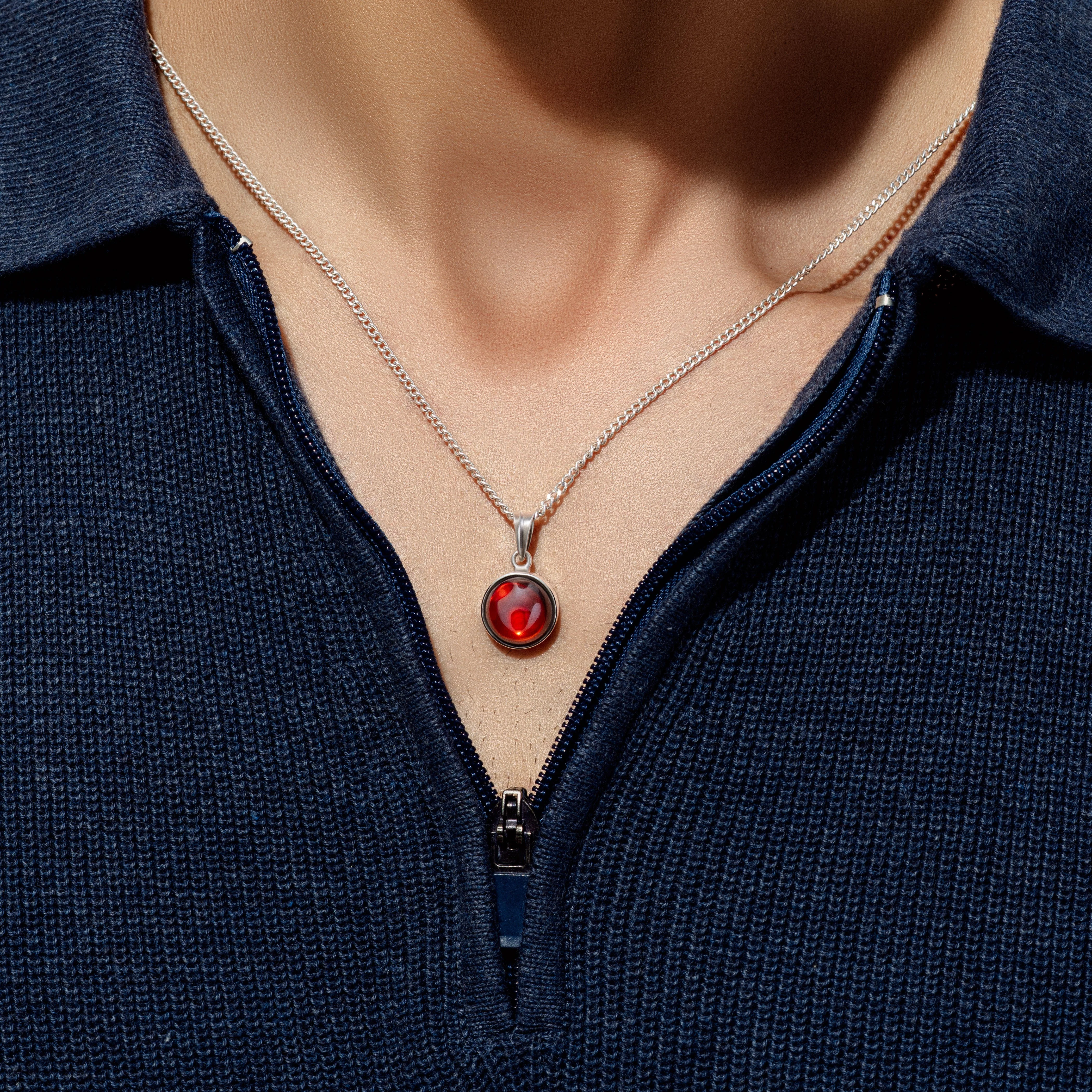 Round Red Pendant - Image 4