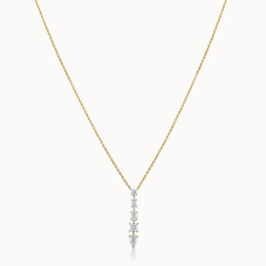 Golden Glow Zircon Necklace - Image 4