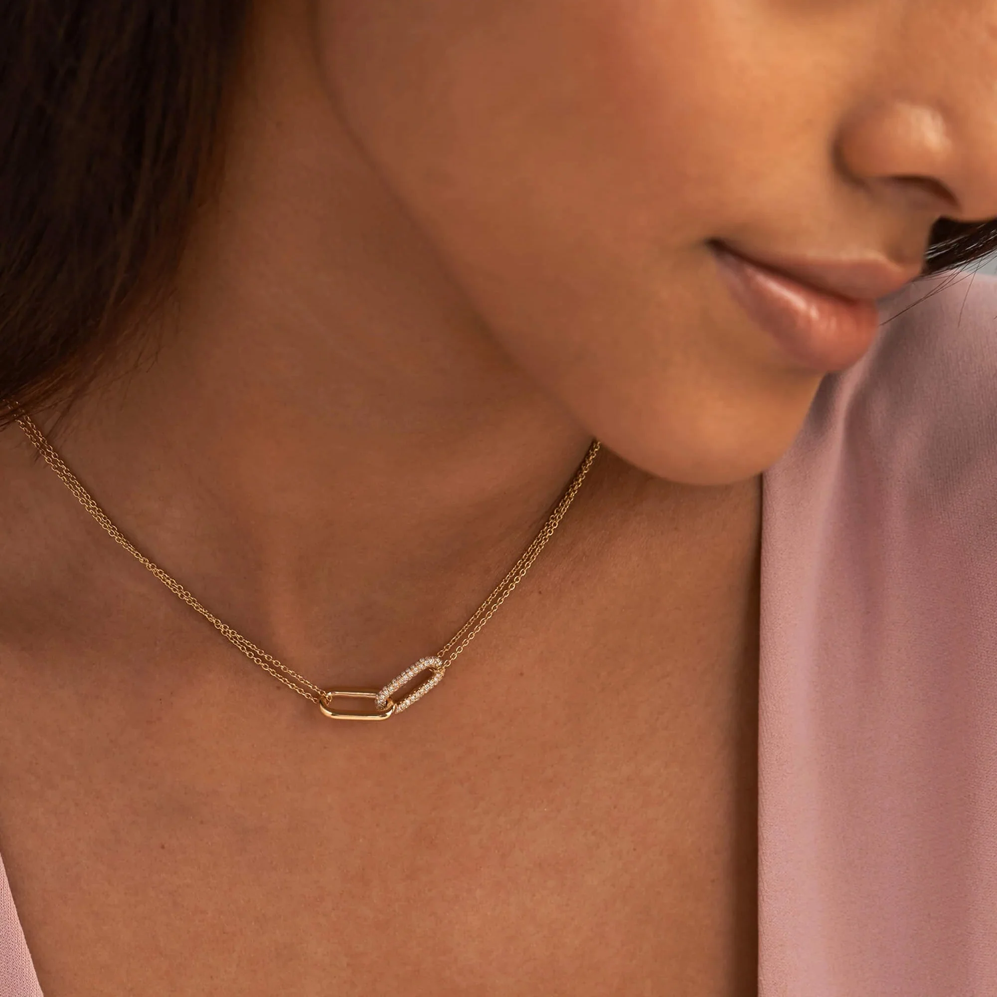 Never Let Go Interlocked Necklace - Image 2