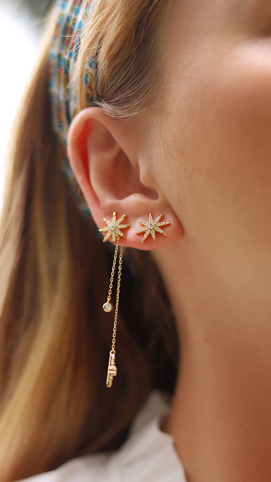 Palazzo Gold Plated Earrings - Image 2