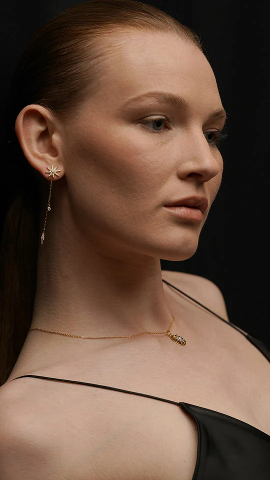 Palazzo Gold Plated Earrings - Image 3