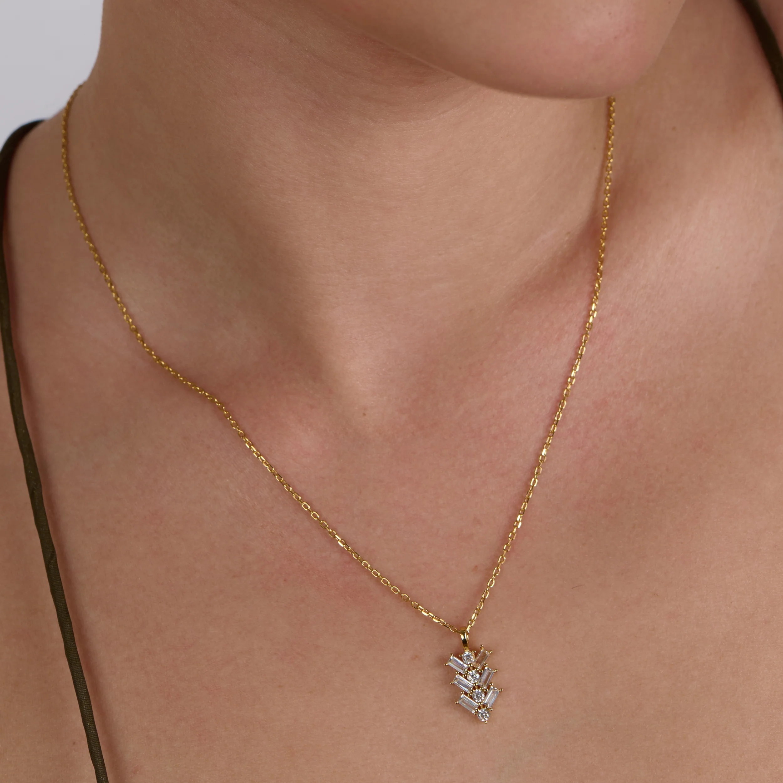 Taylor Baguette Necklace