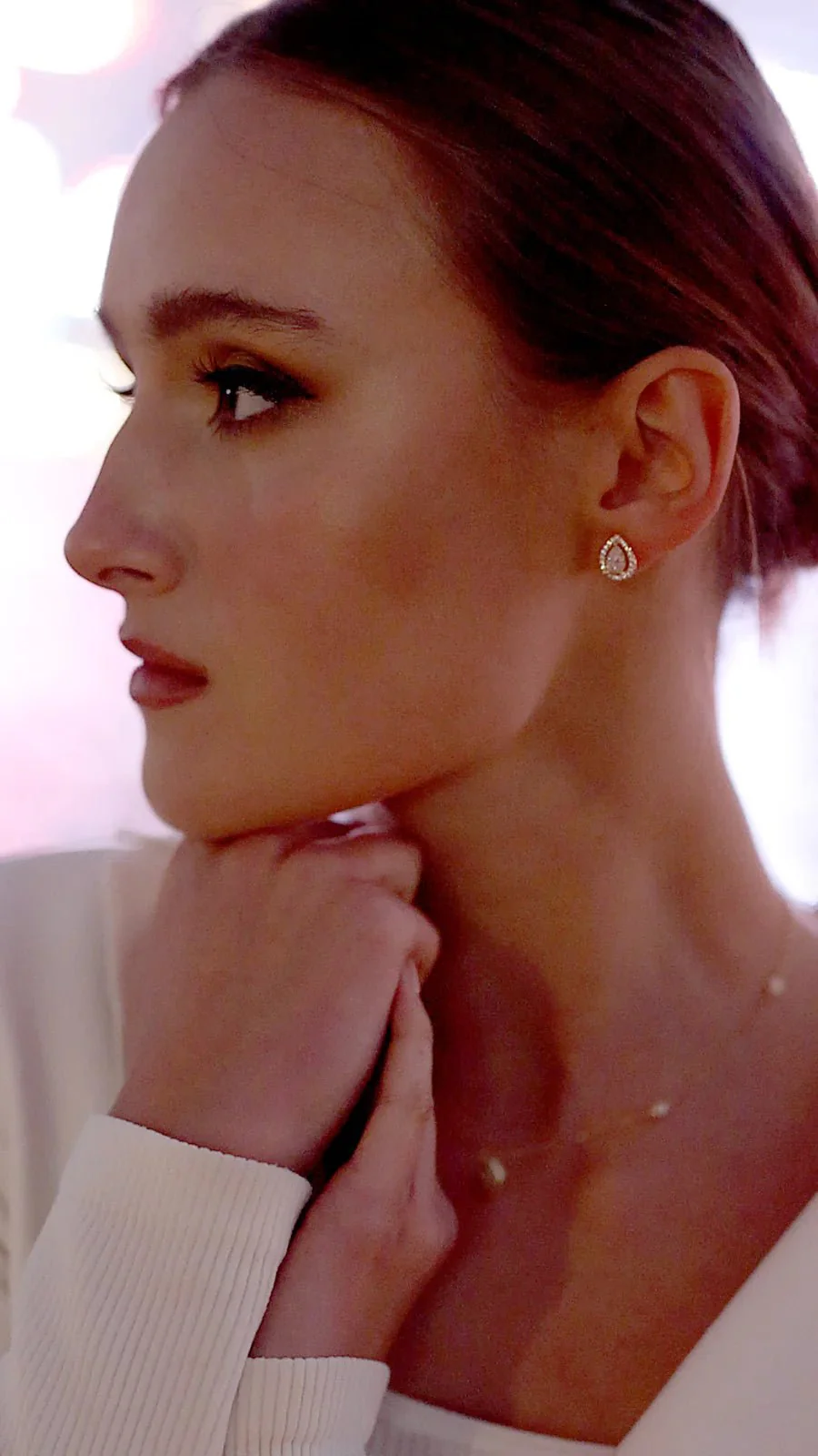 Swan Lake Gold Plated Earrings - Image 7