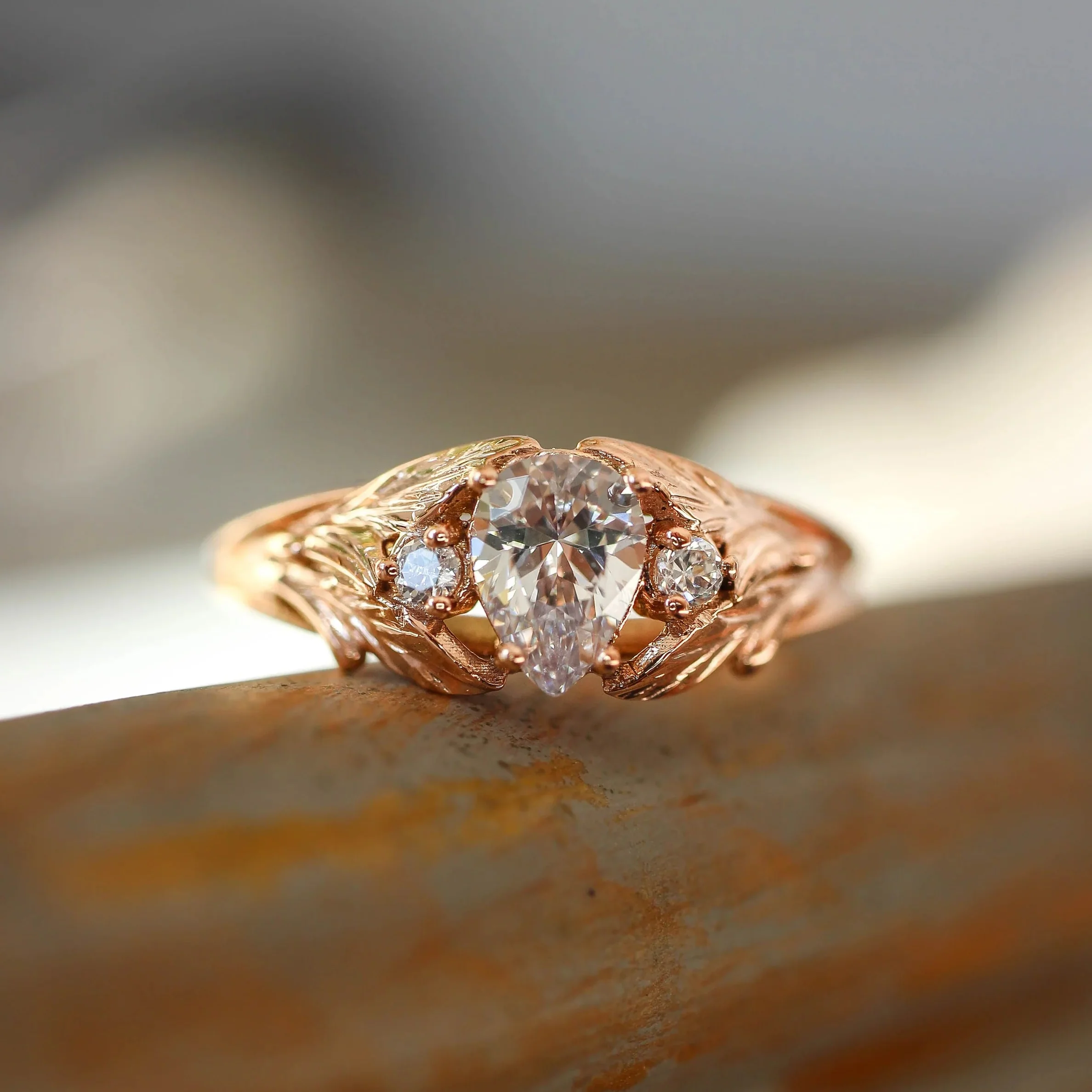 Luna Zircon Stone Ring - Image 3