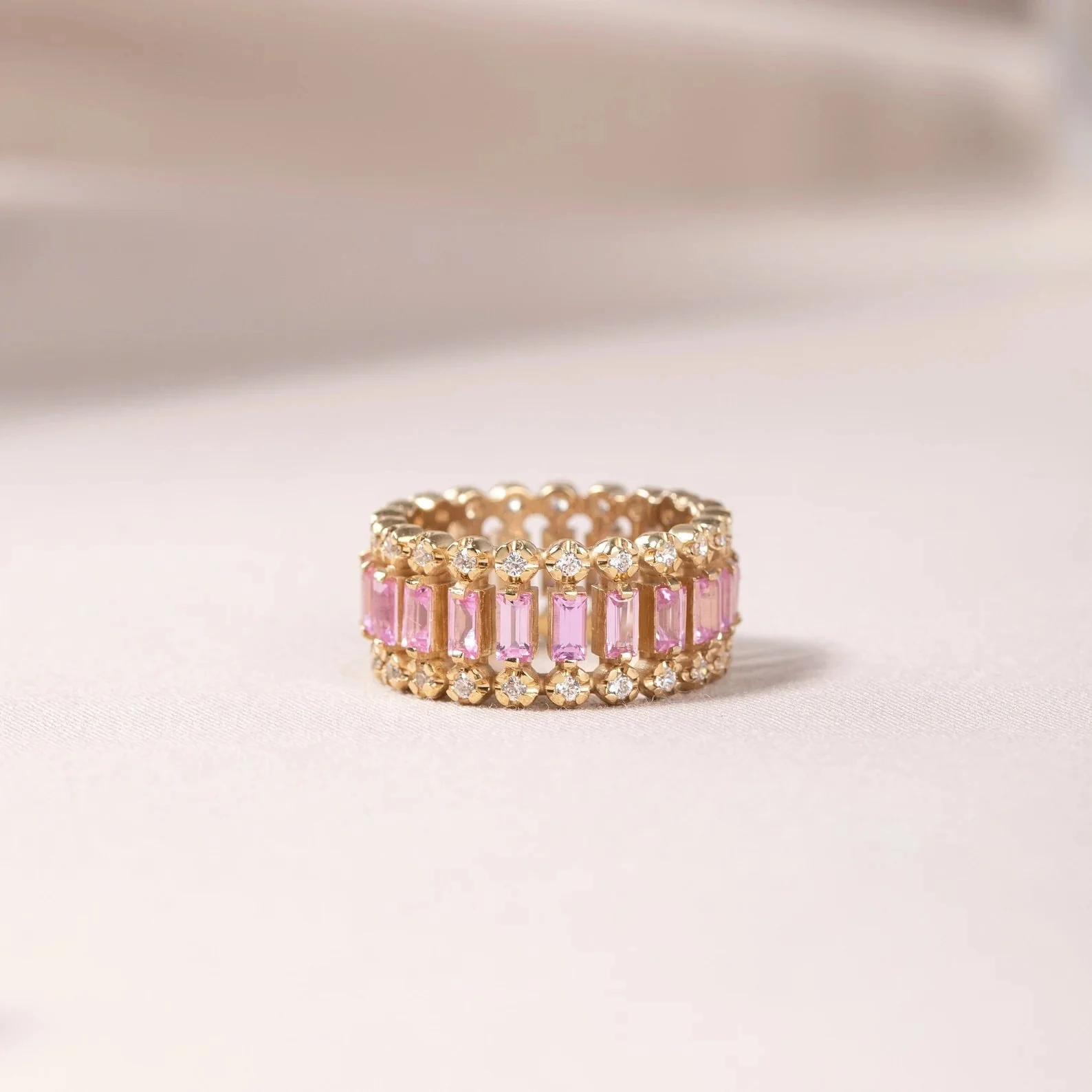 Eternity Pink Ring - Image 6
