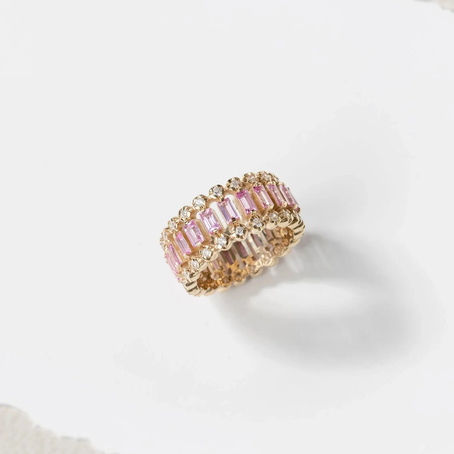 Eternity Pink Ring - Image 7