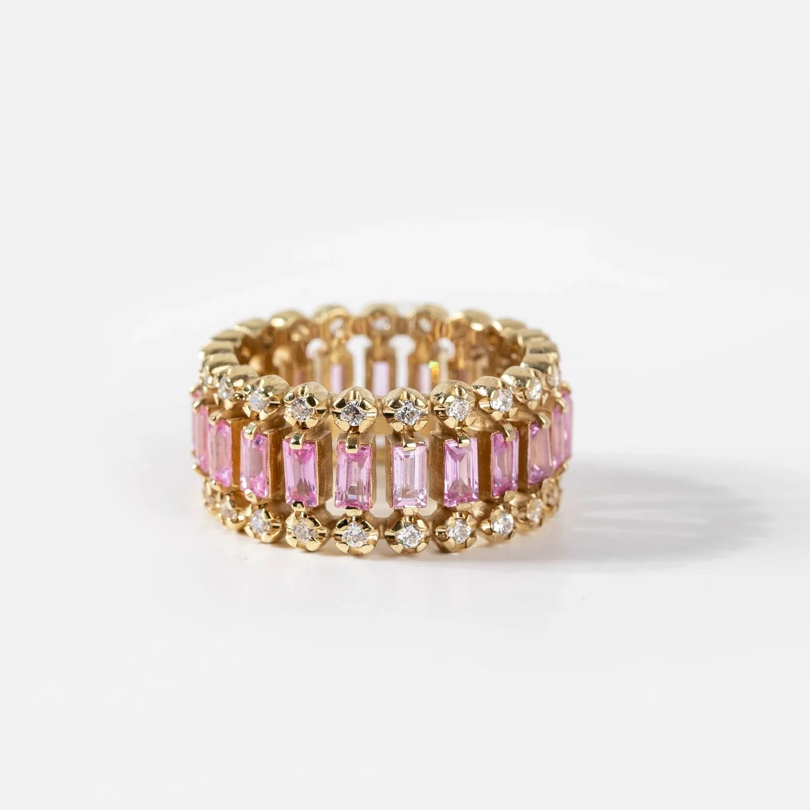 Eternity Pink Ring - Image 8
