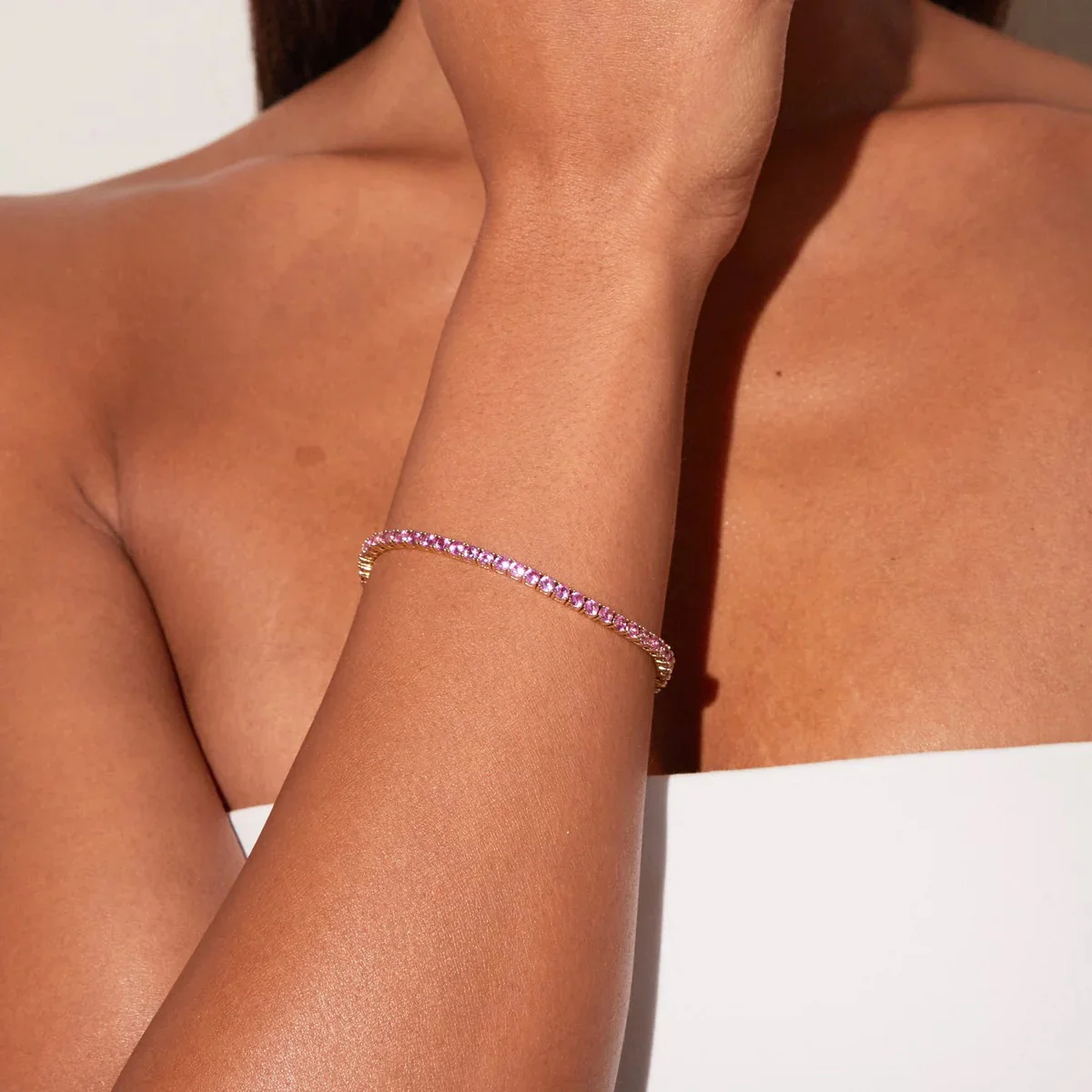 Pink Tennis Bracelet - Image 6
