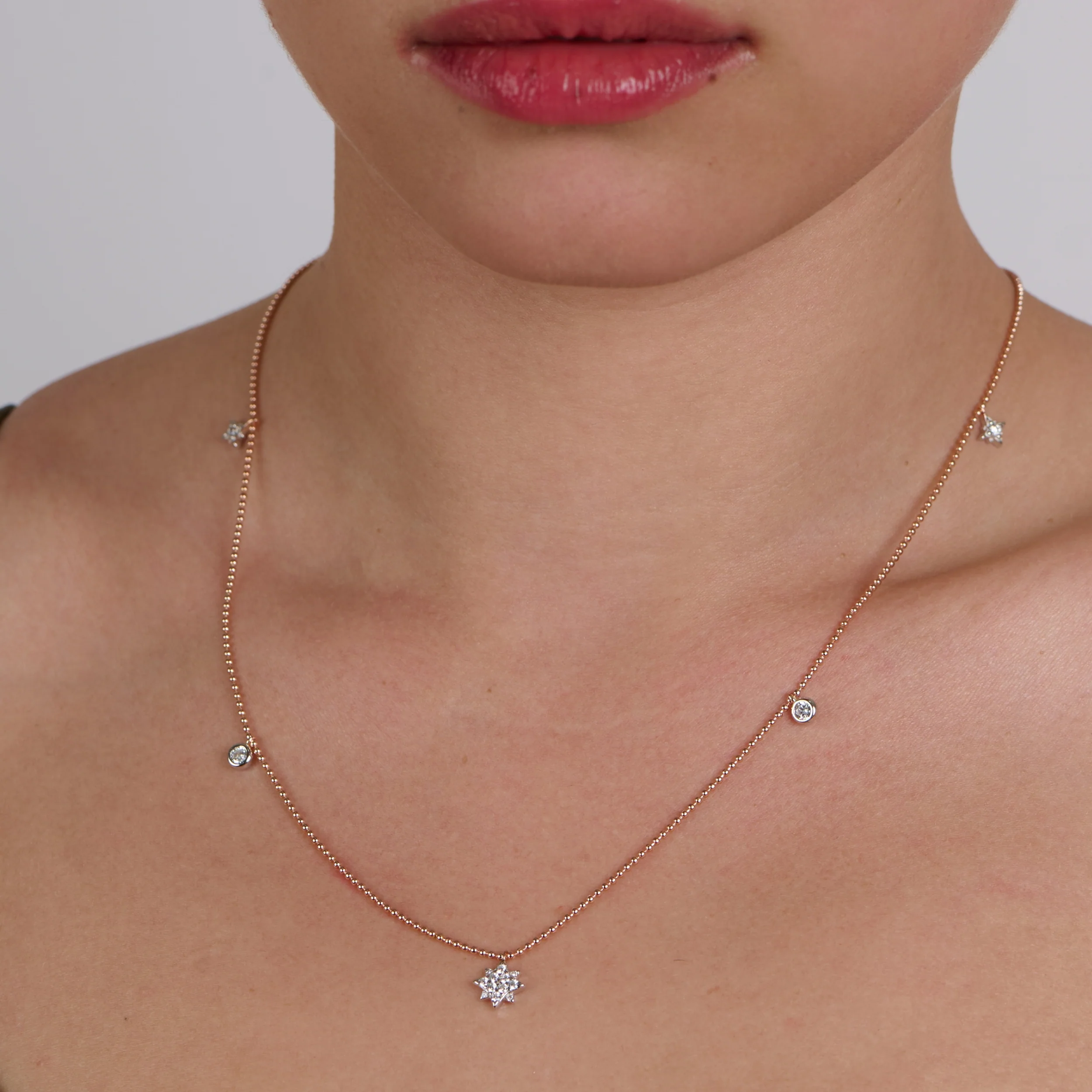 Pole Luck Star Necklace