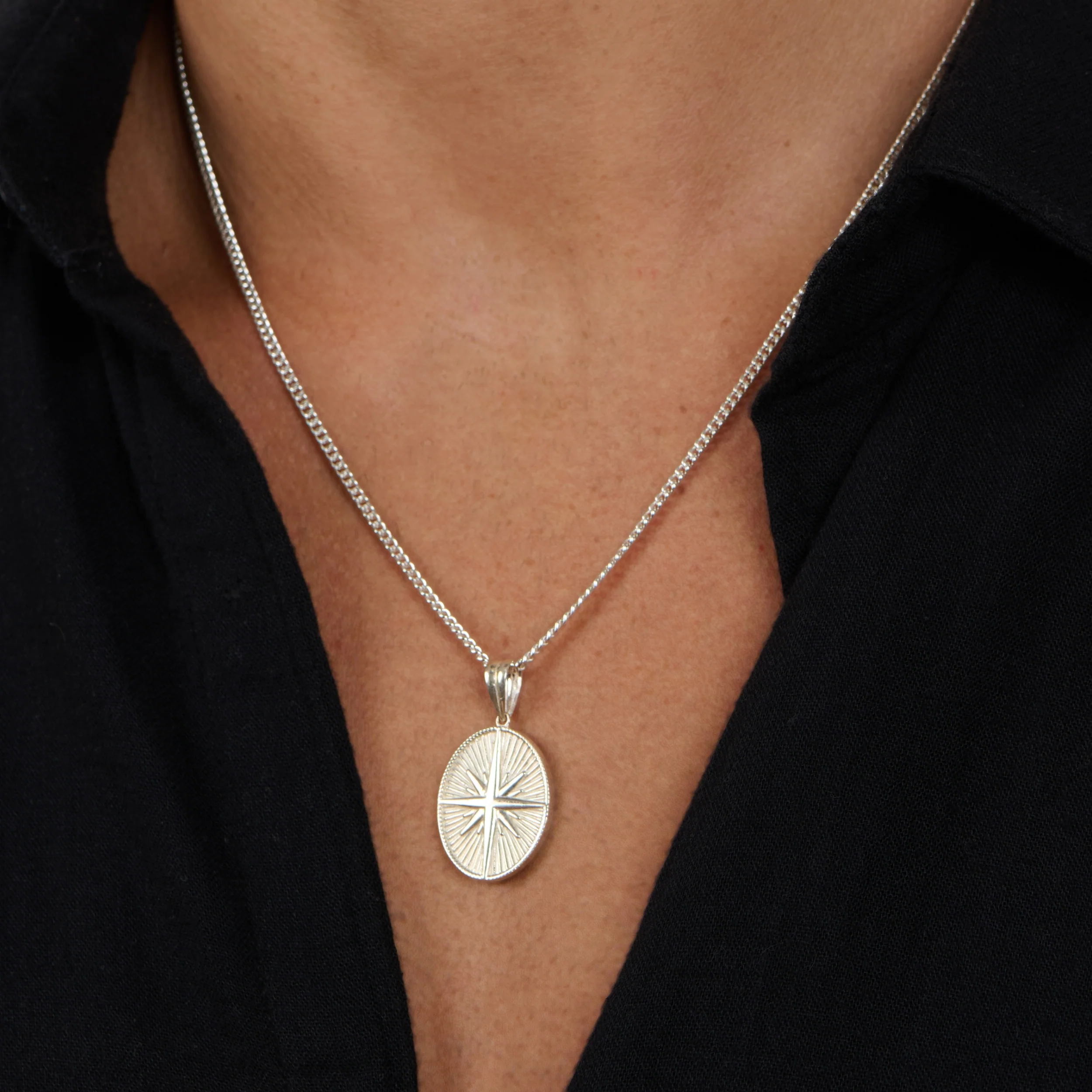 Pole Star Silver Pendant - Image 2