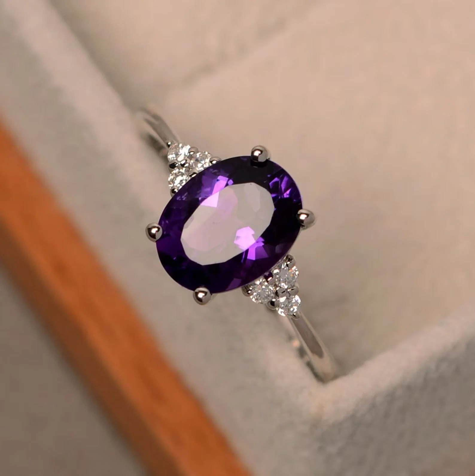 Promise Amethyst Ring - Image 2