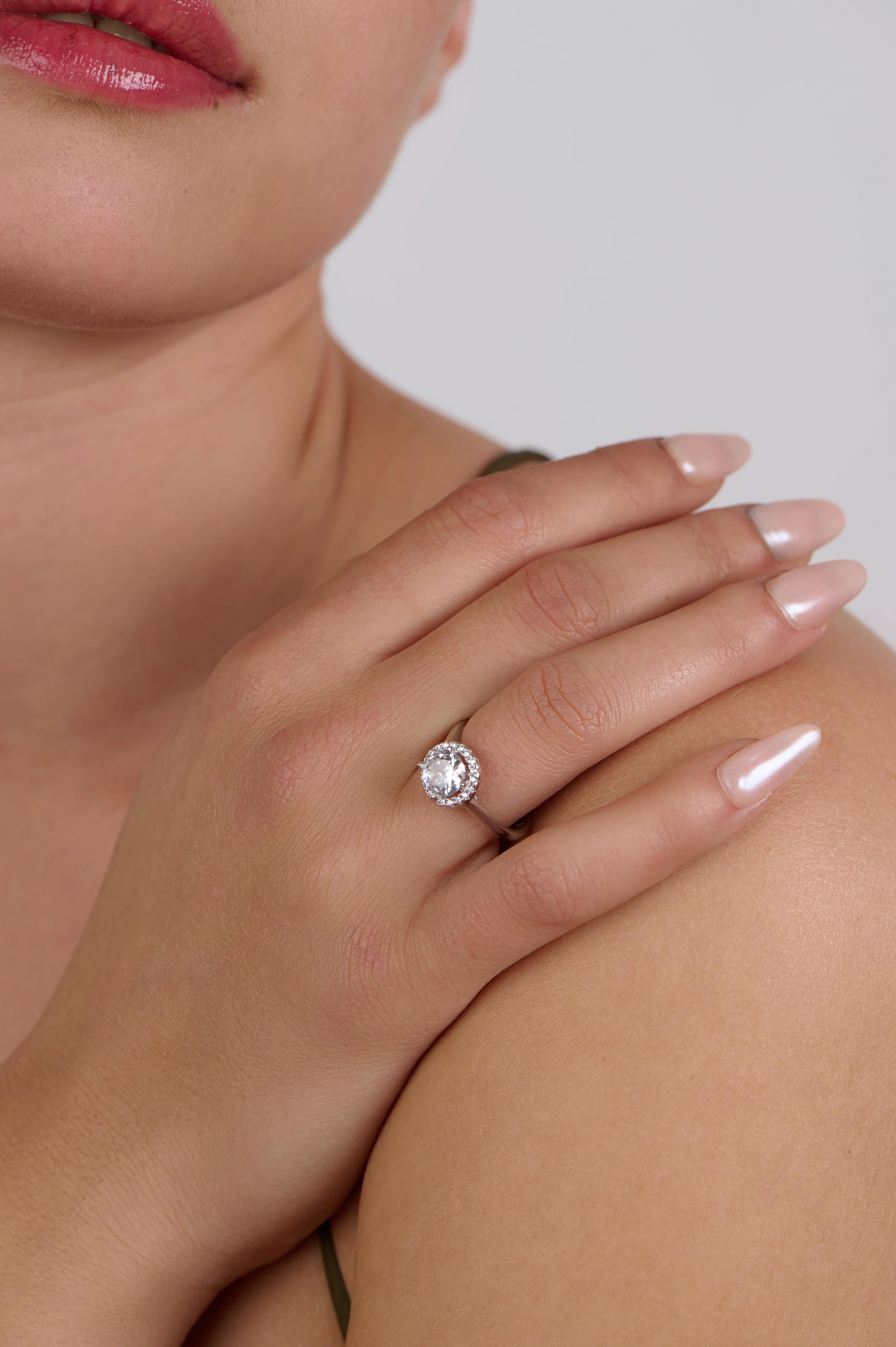 Promise Fancy Zircon Stone Silver Ring - Image 3