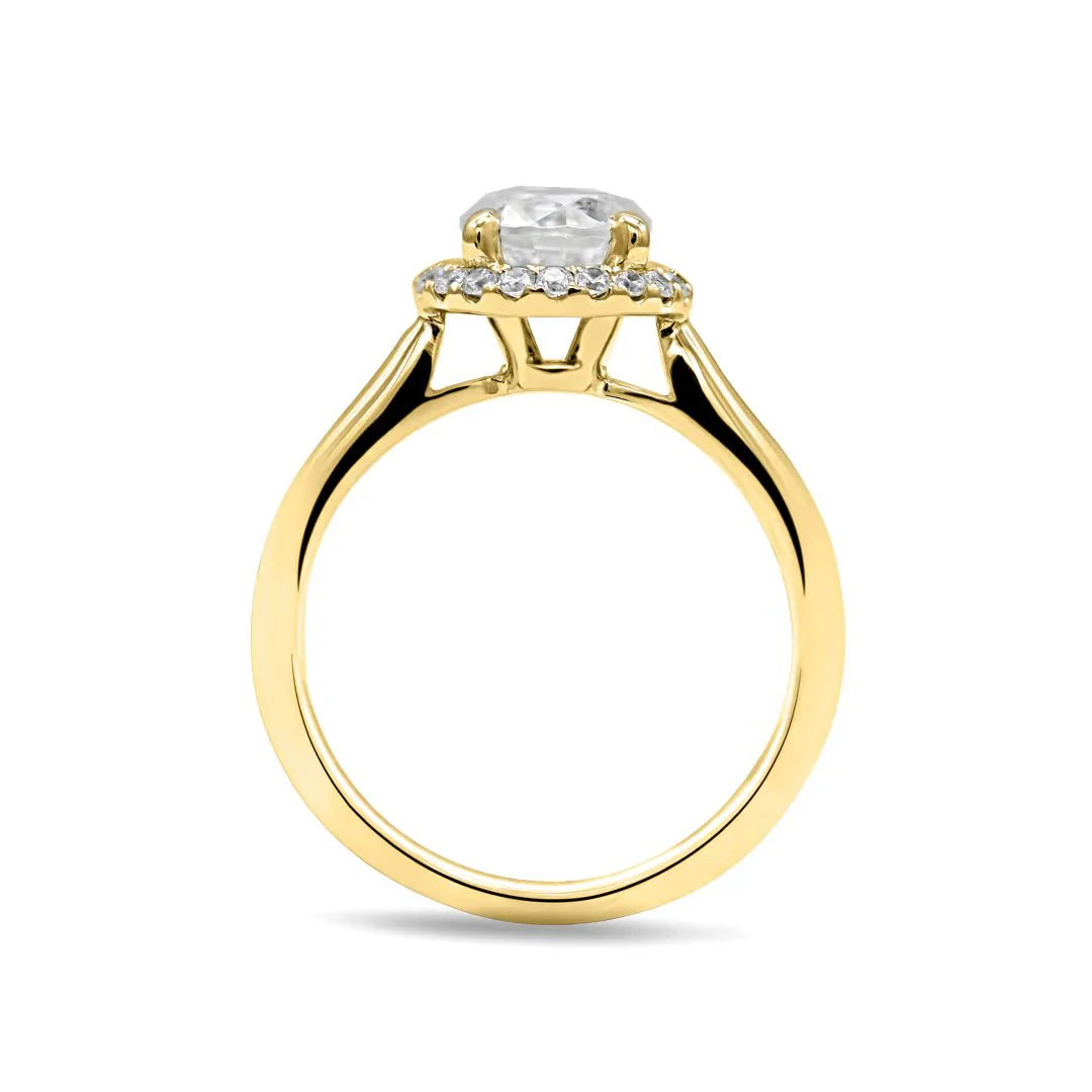 Promise Fancy Zircon Stone Gold Plated Ring - Image 6