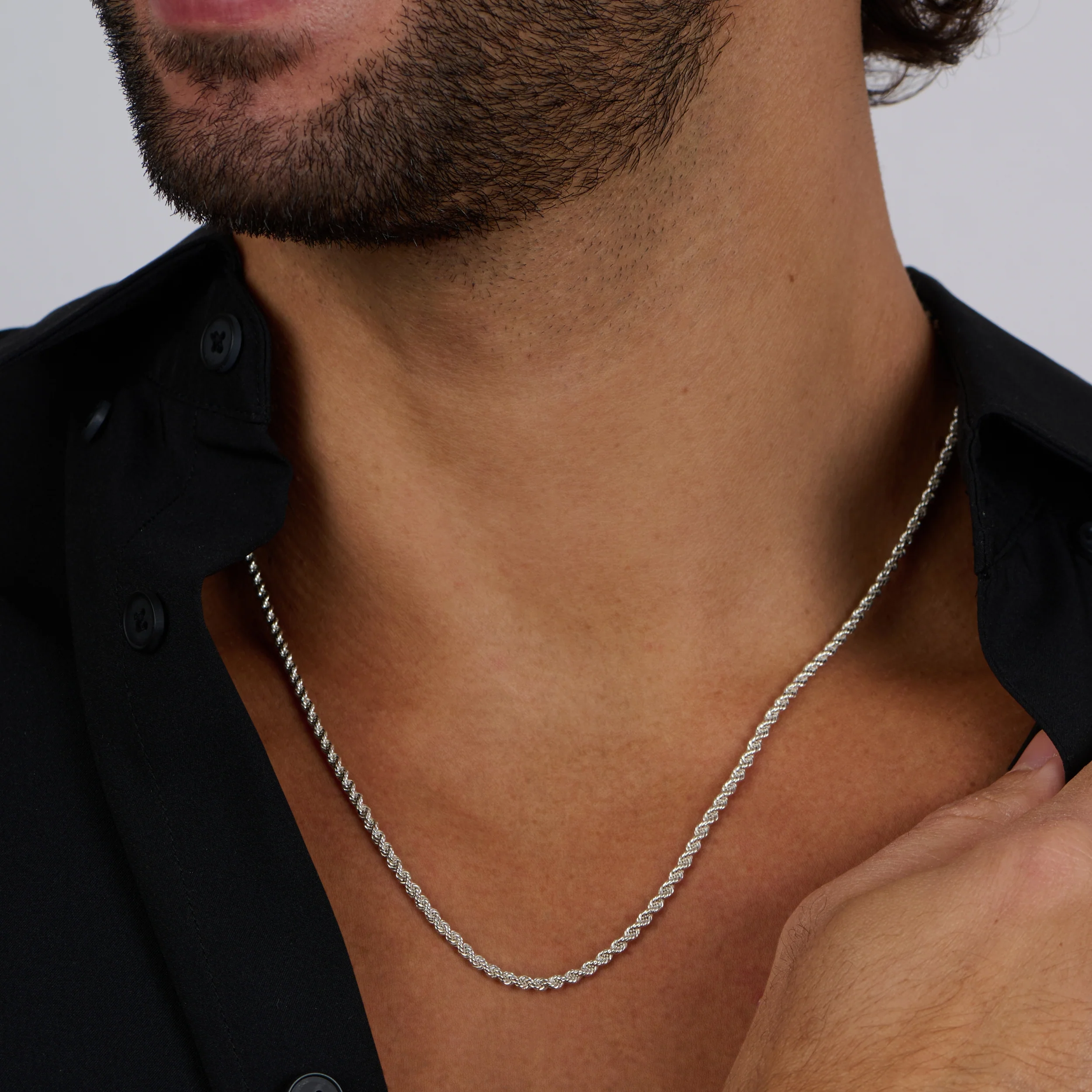 Rope Chain Silver - Image 4