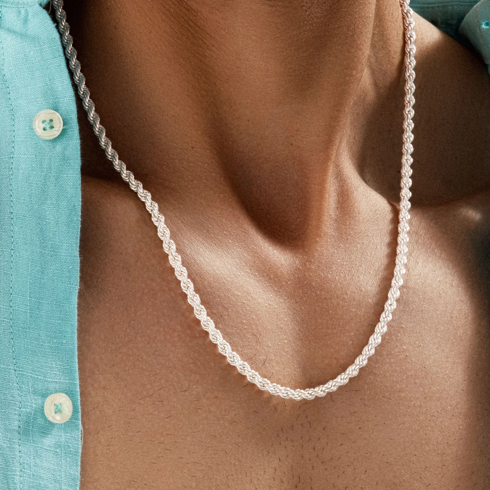 Rope Chain Silver - Image 5