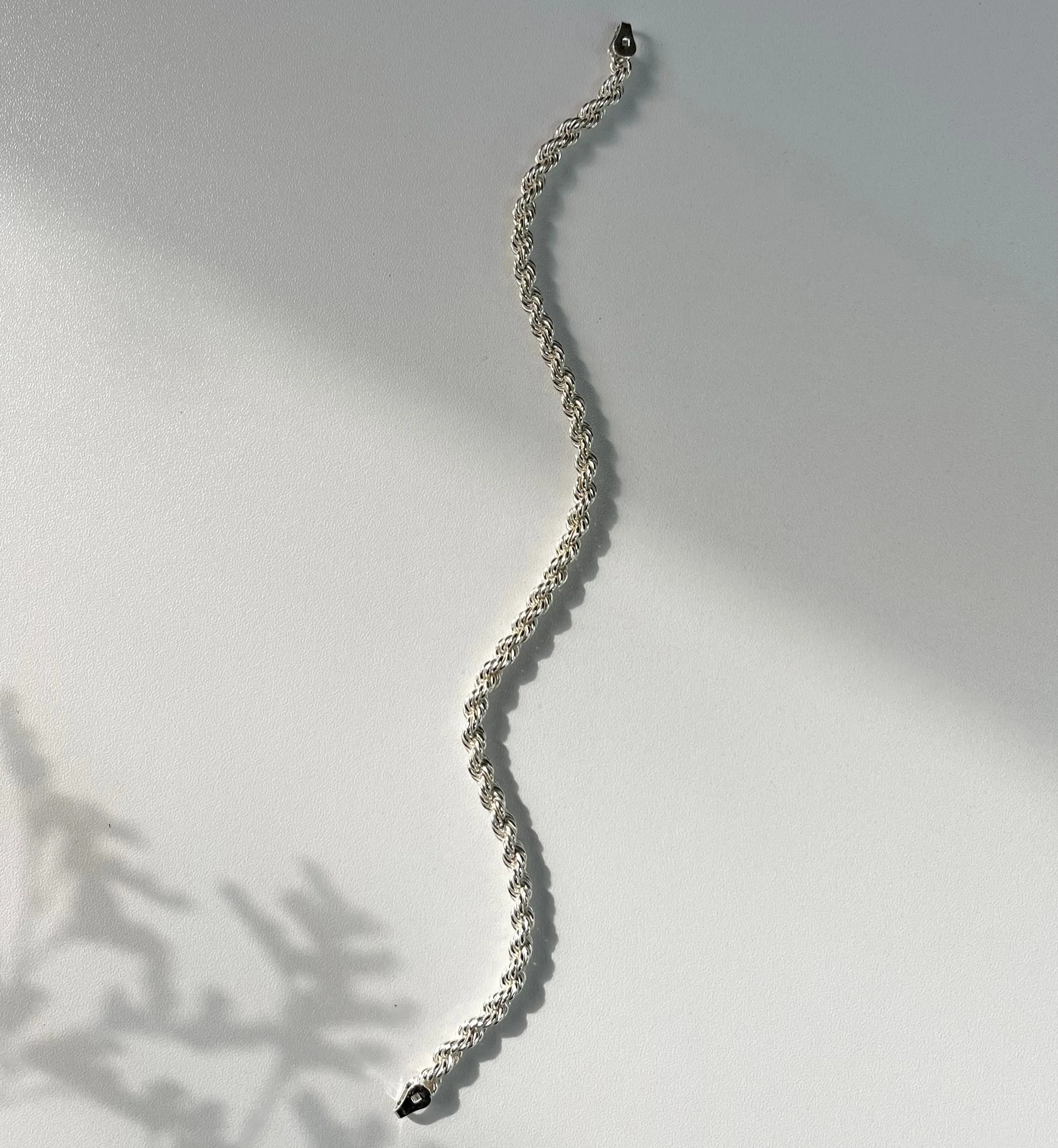 Rope Silver Bracelet - Image 6