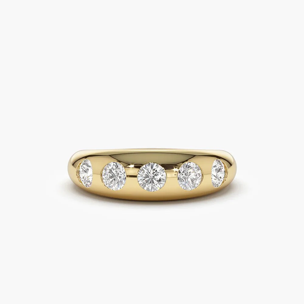 City Moon Zircon Band - Image 4
