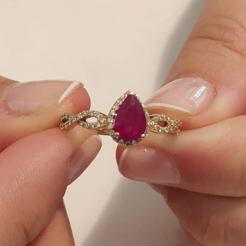 Miraculous Ruby Stone Ring - Image 3