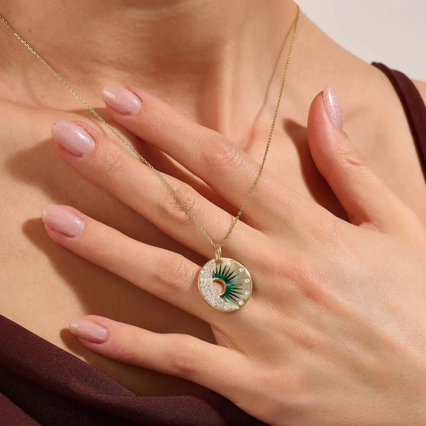 Shine On Enamel Necklace - Image 4