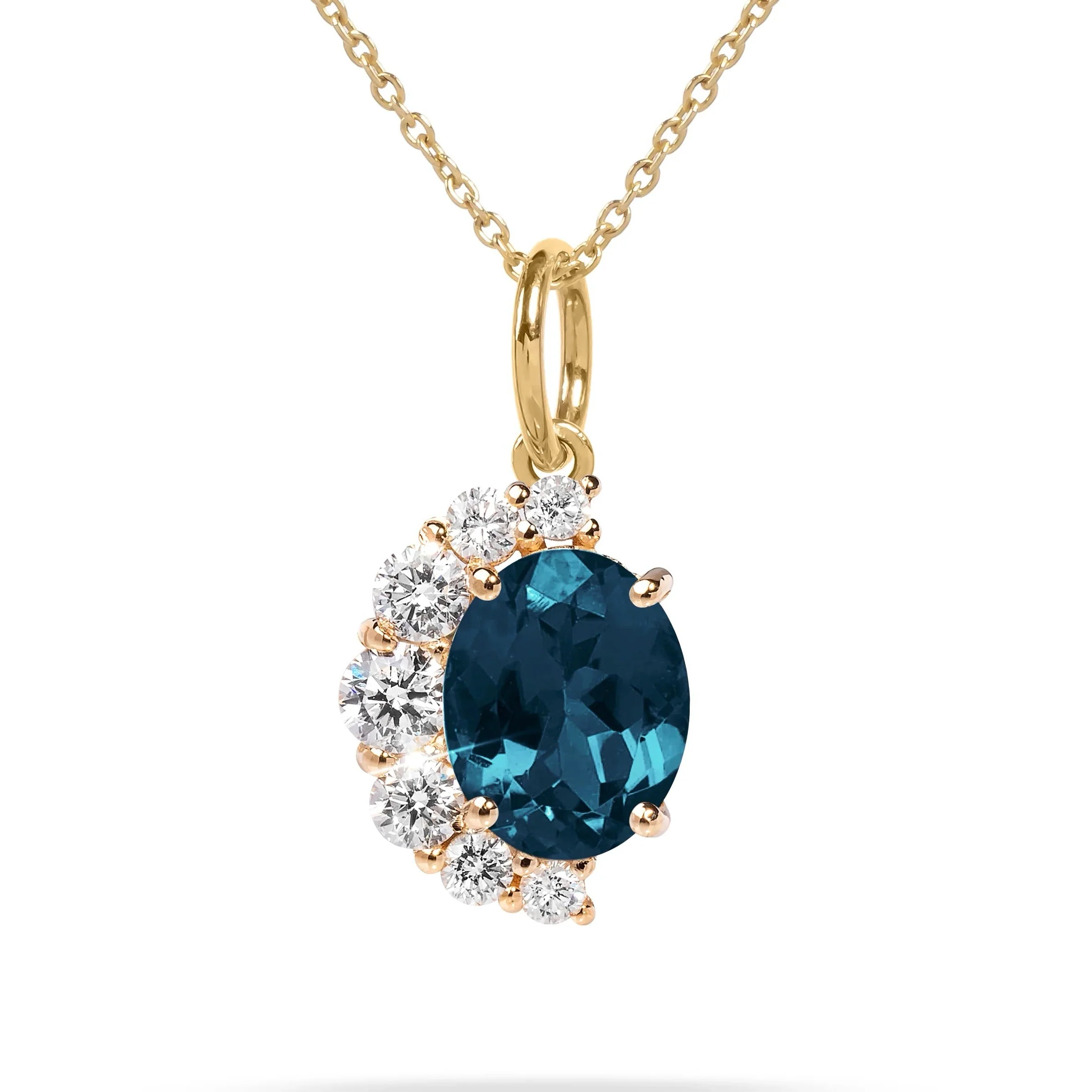 Skyfall London Blue Topaz Necklace - Image 3