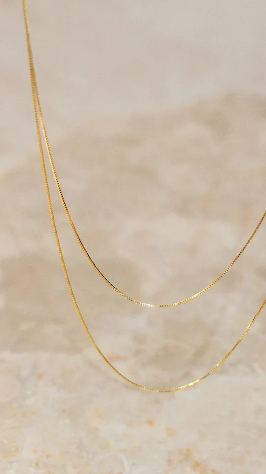 Sleek Box Chain Necklace - Image 5