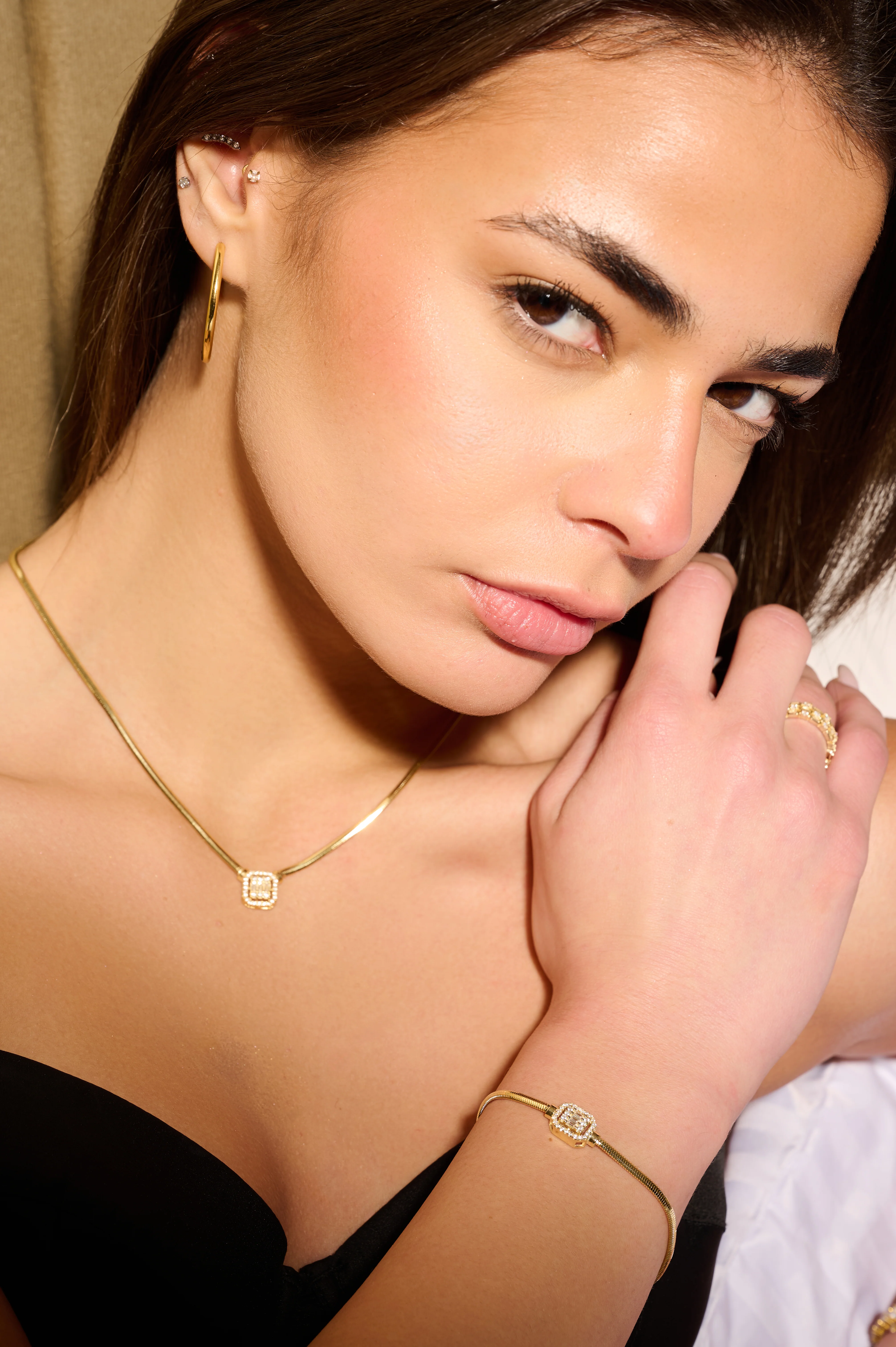 Snake Necklace & Bracelet Set