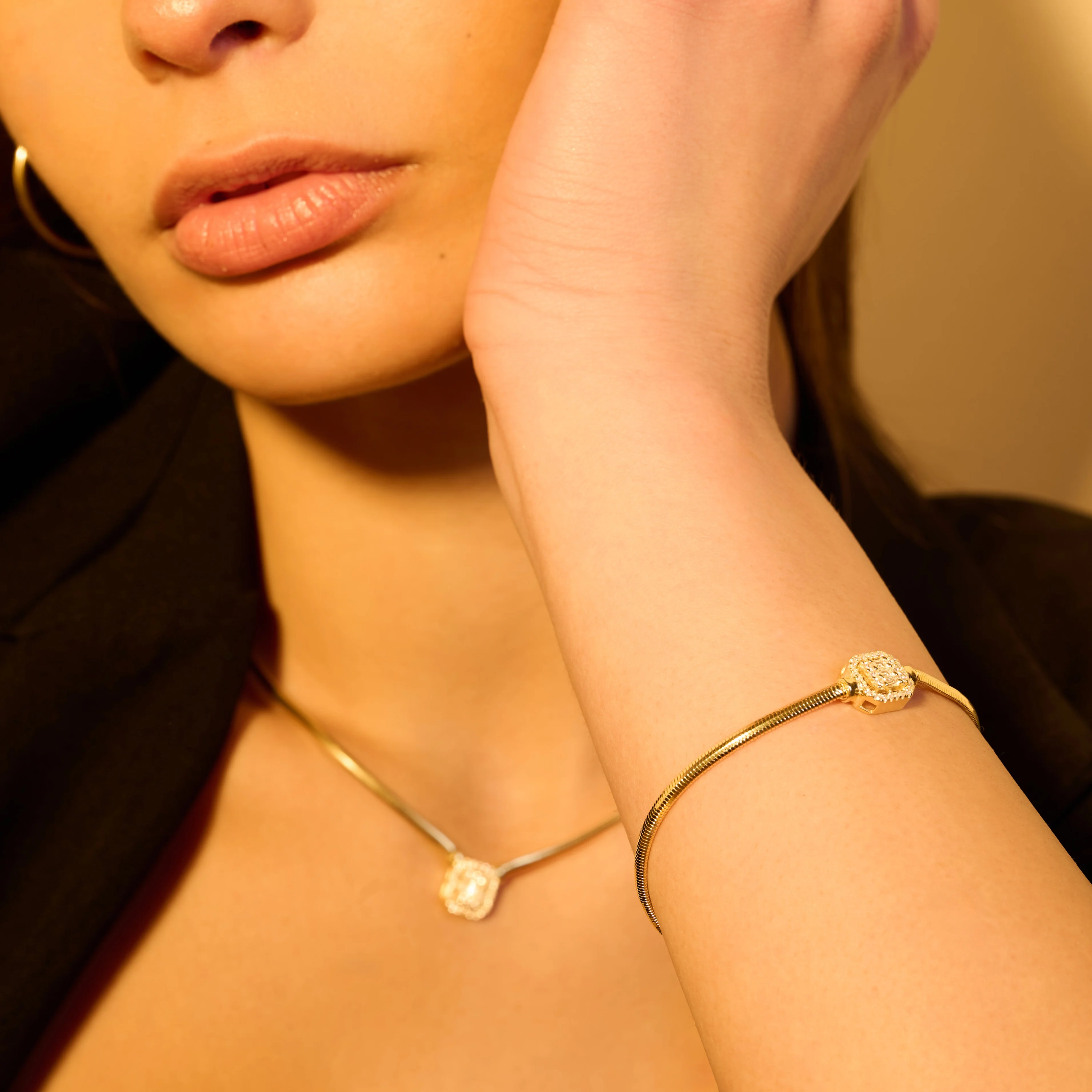 Snake Necklace & Bracelet Set - Image 2
