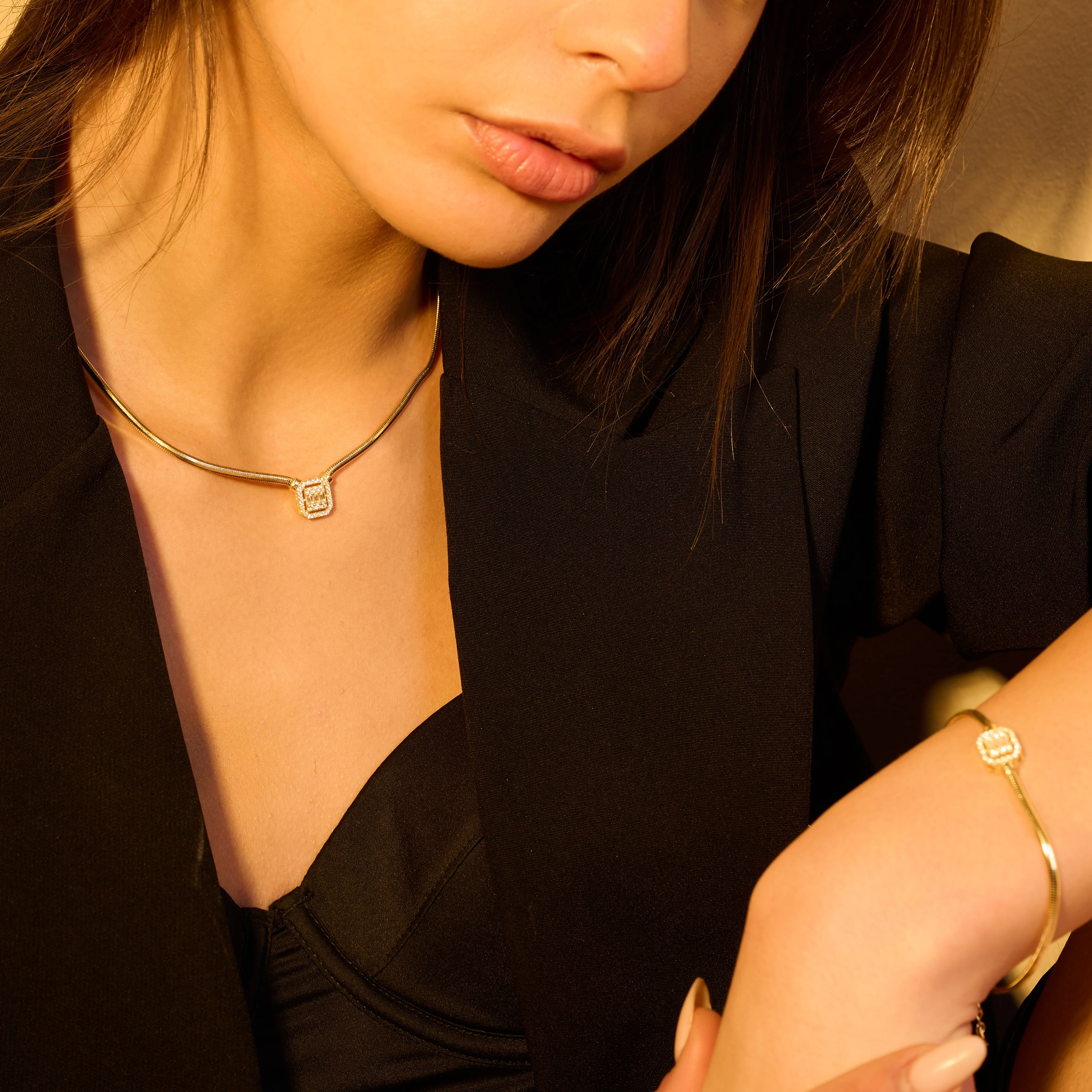 Snake Necklace & Bracelet Set - Image 5