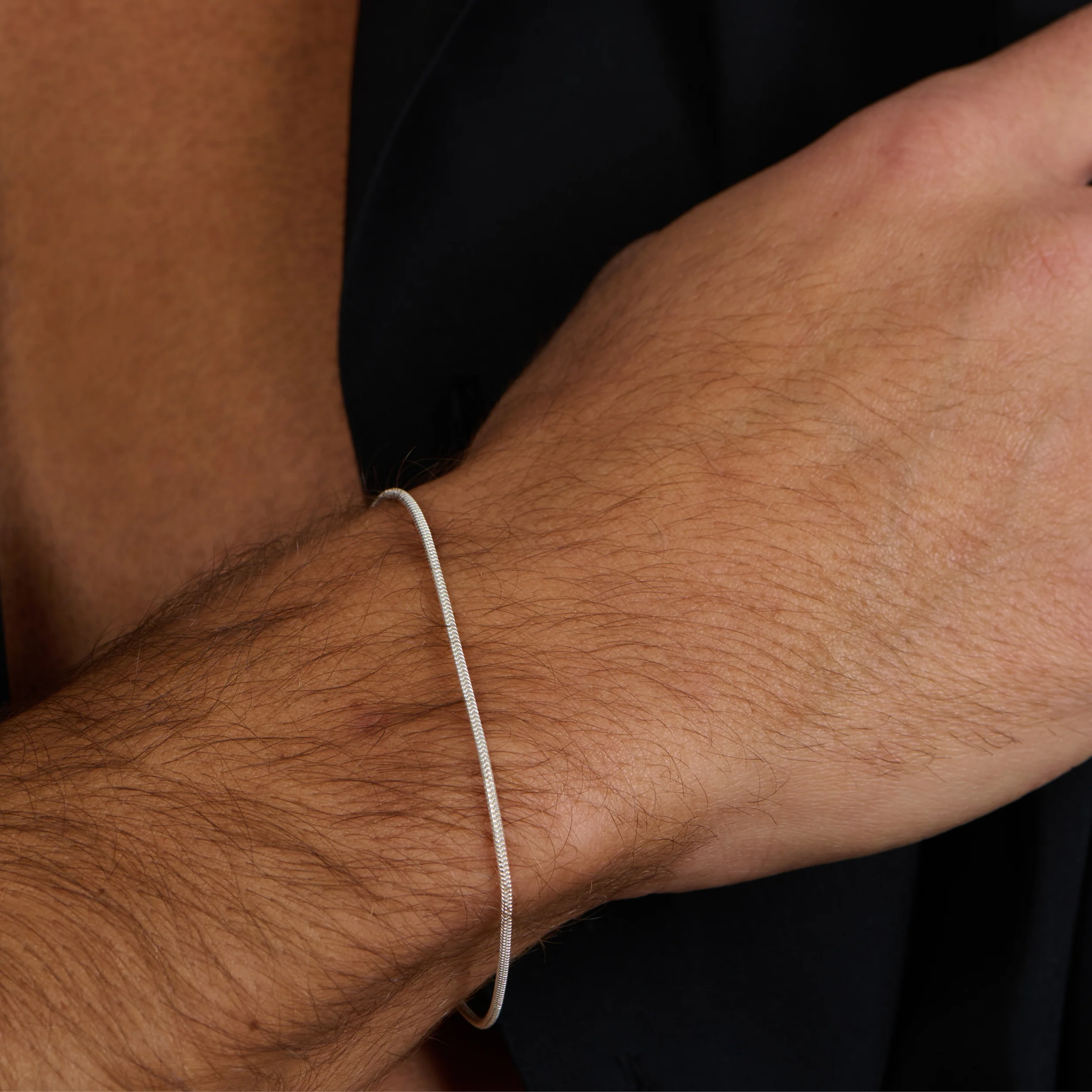 Snake Silver Bracelet - Image 3