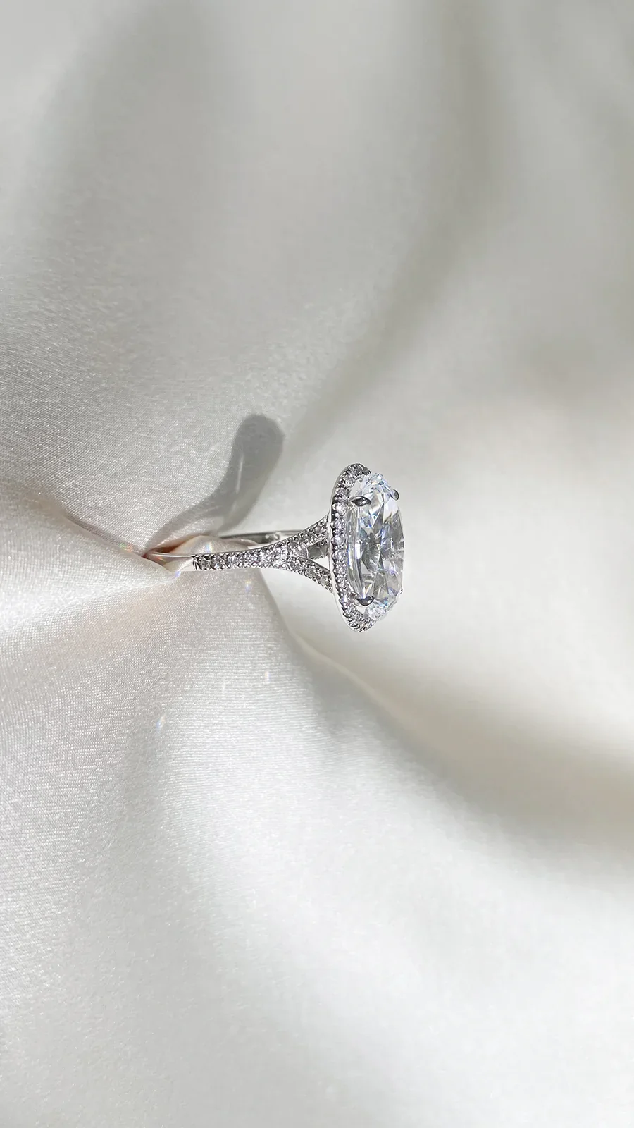 Solitaire White Zircon Ring - Image 9