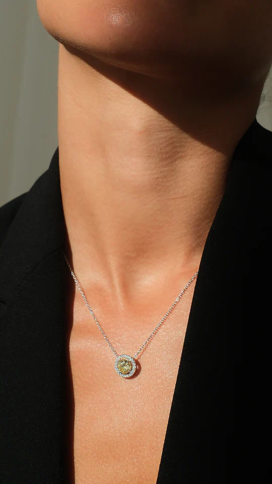 Sweet Dreams Yellow Zircon Necklace - Image 5