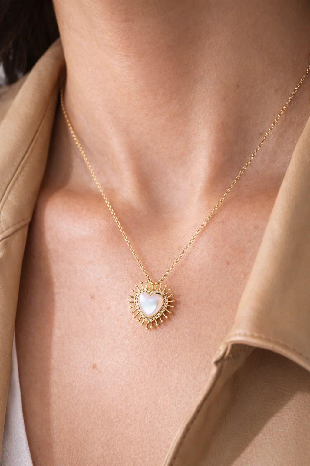 Sweet Heart Opal Necklace