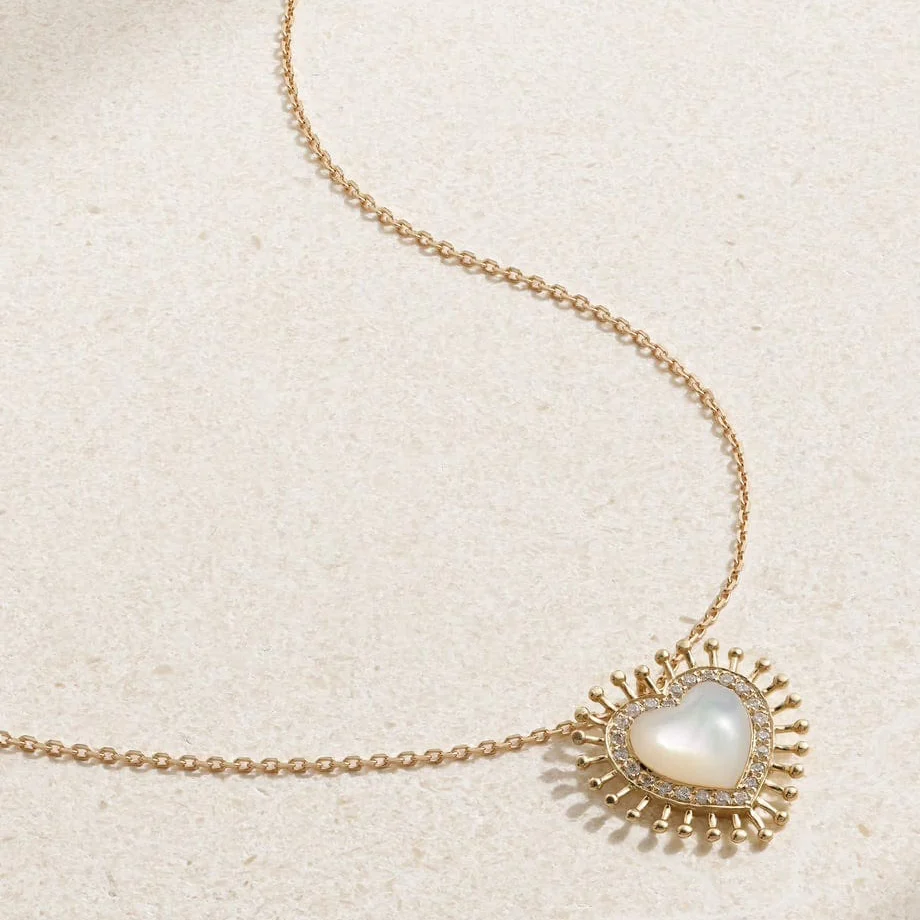 Sweet Heart Opal Necklace - Image 2
